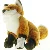 Tøjdyr ræv (str. Længde 38 cm)