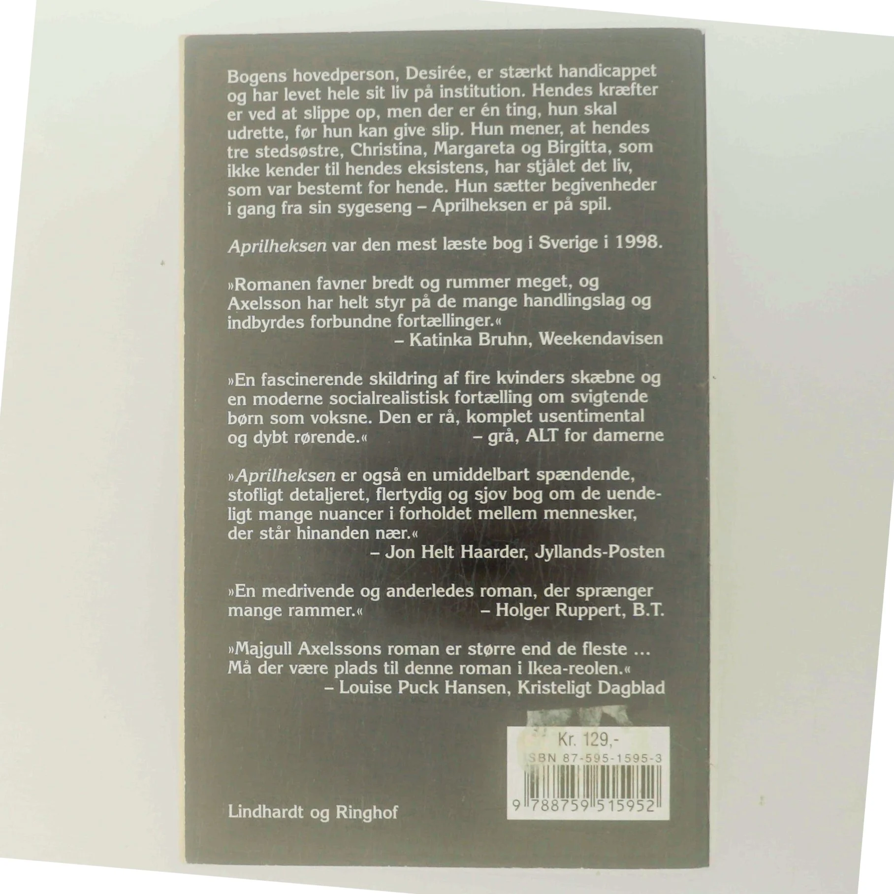 Aprilheksen af Majgull Axelsson (Bog)