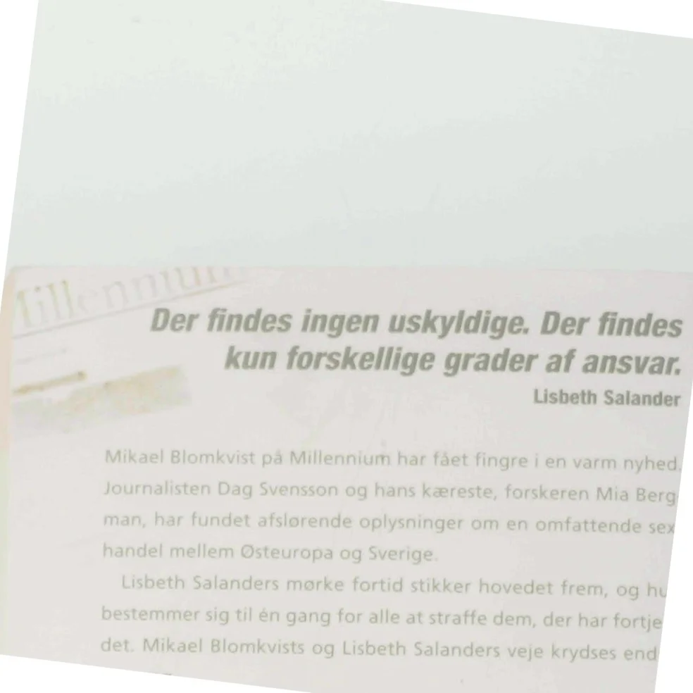 Pigen Der Legede Med Ilden (Millennium, 2. Bind) af Stieg Larsson (Bog)