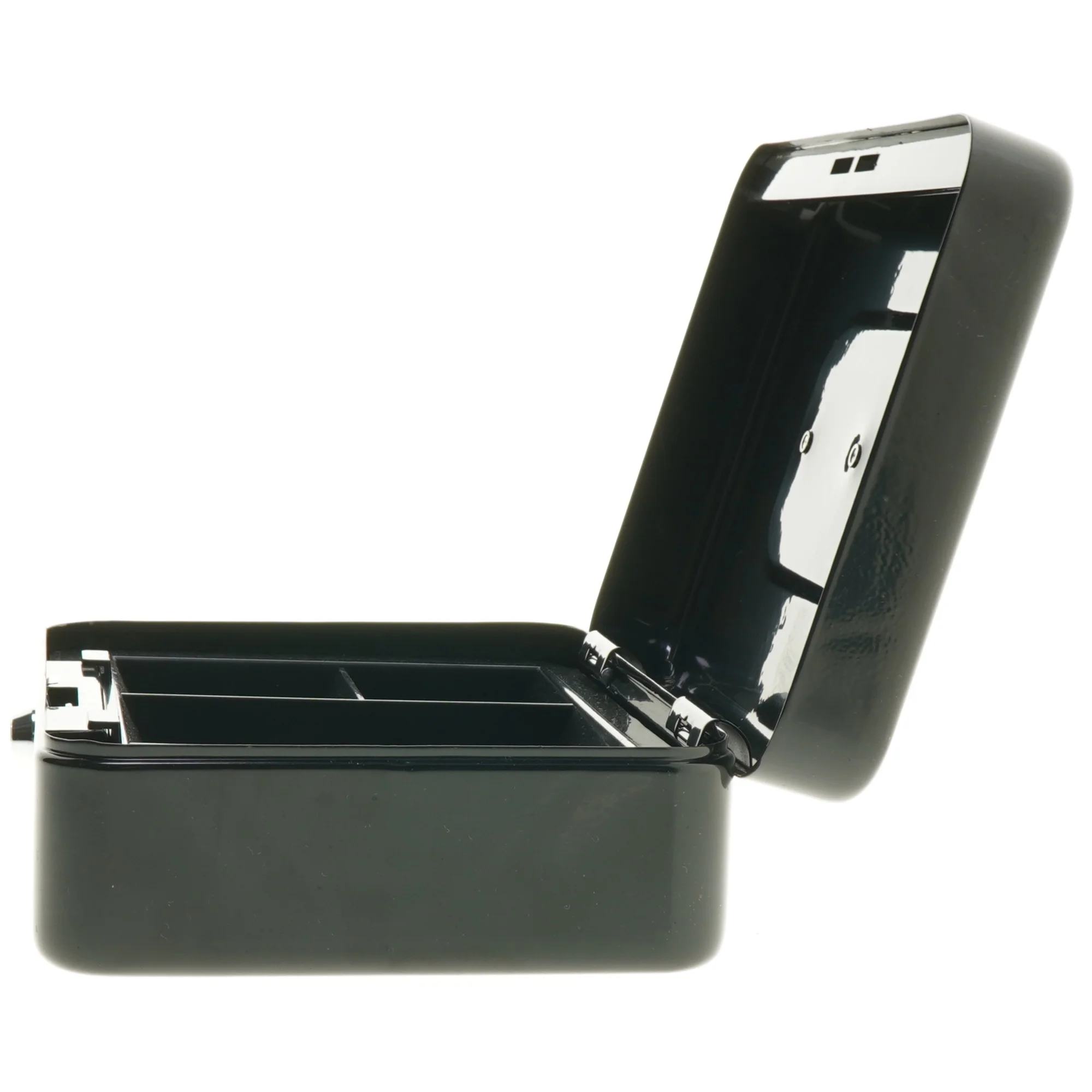 Sort pengeskab fra Rockfort (str. 26x19 cm)