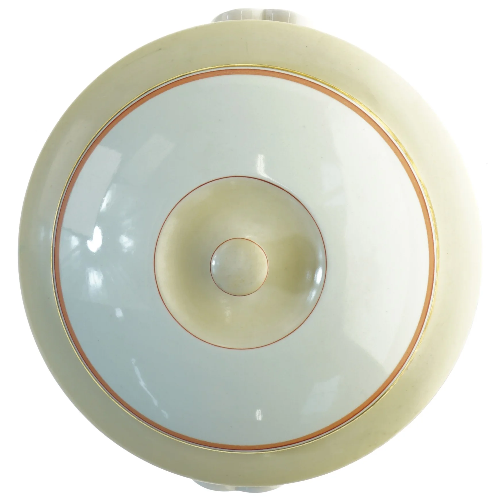 Suppeterrin med låg fra københavns porcelæns fabrik (str. 25 x 11 cm)