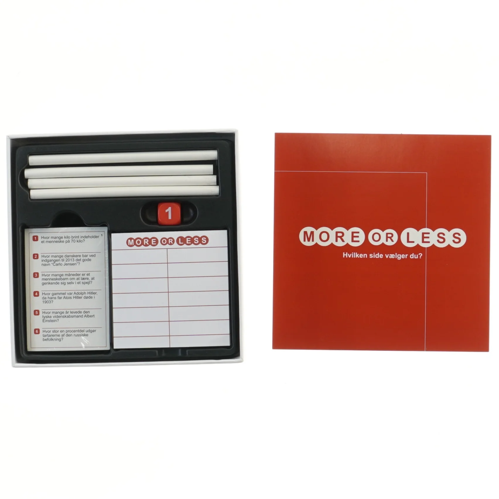 Quizspil More or Less (str. 17x17 cm)