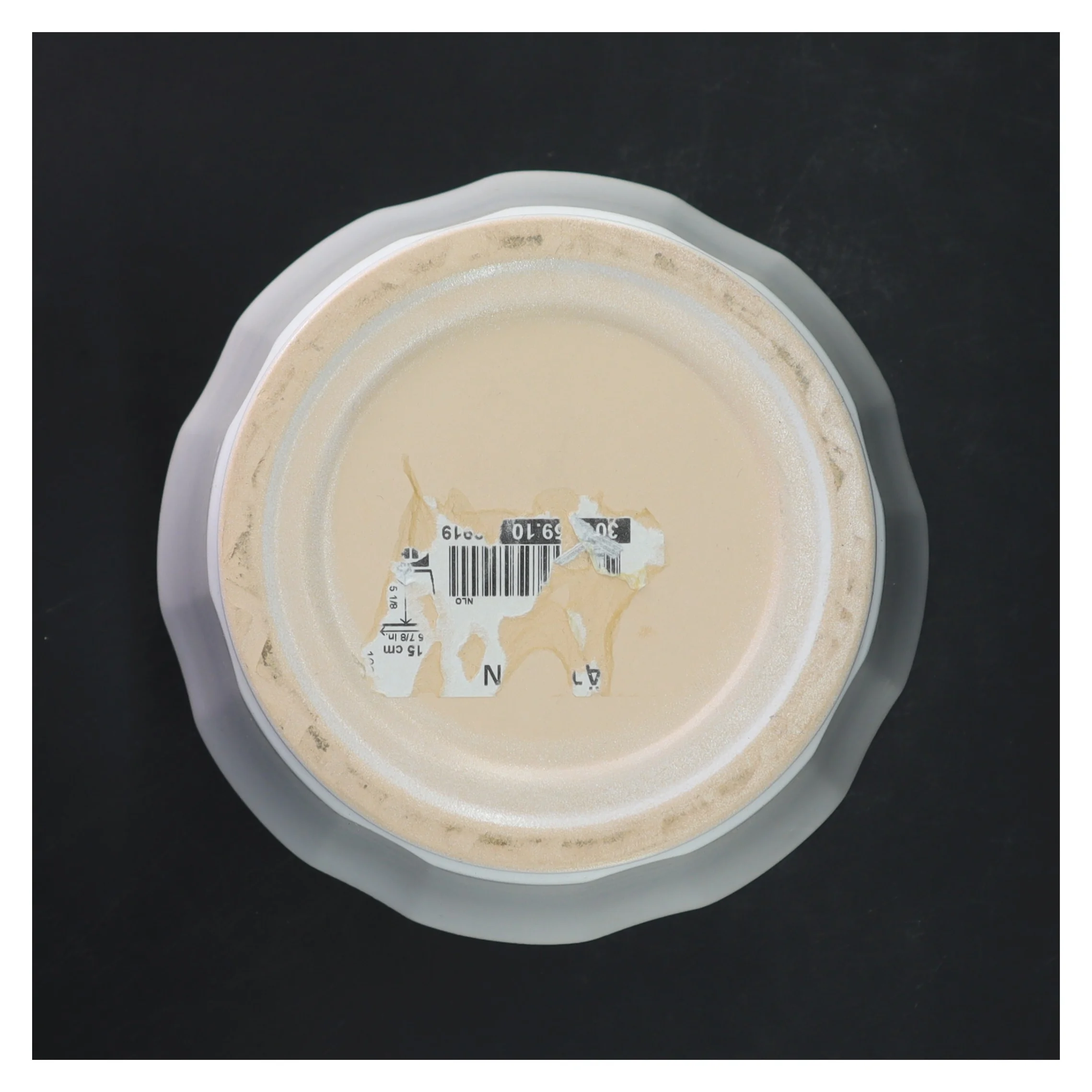 Hvid urtepotteskjuler fra IKEA (str. 16x18 cm)