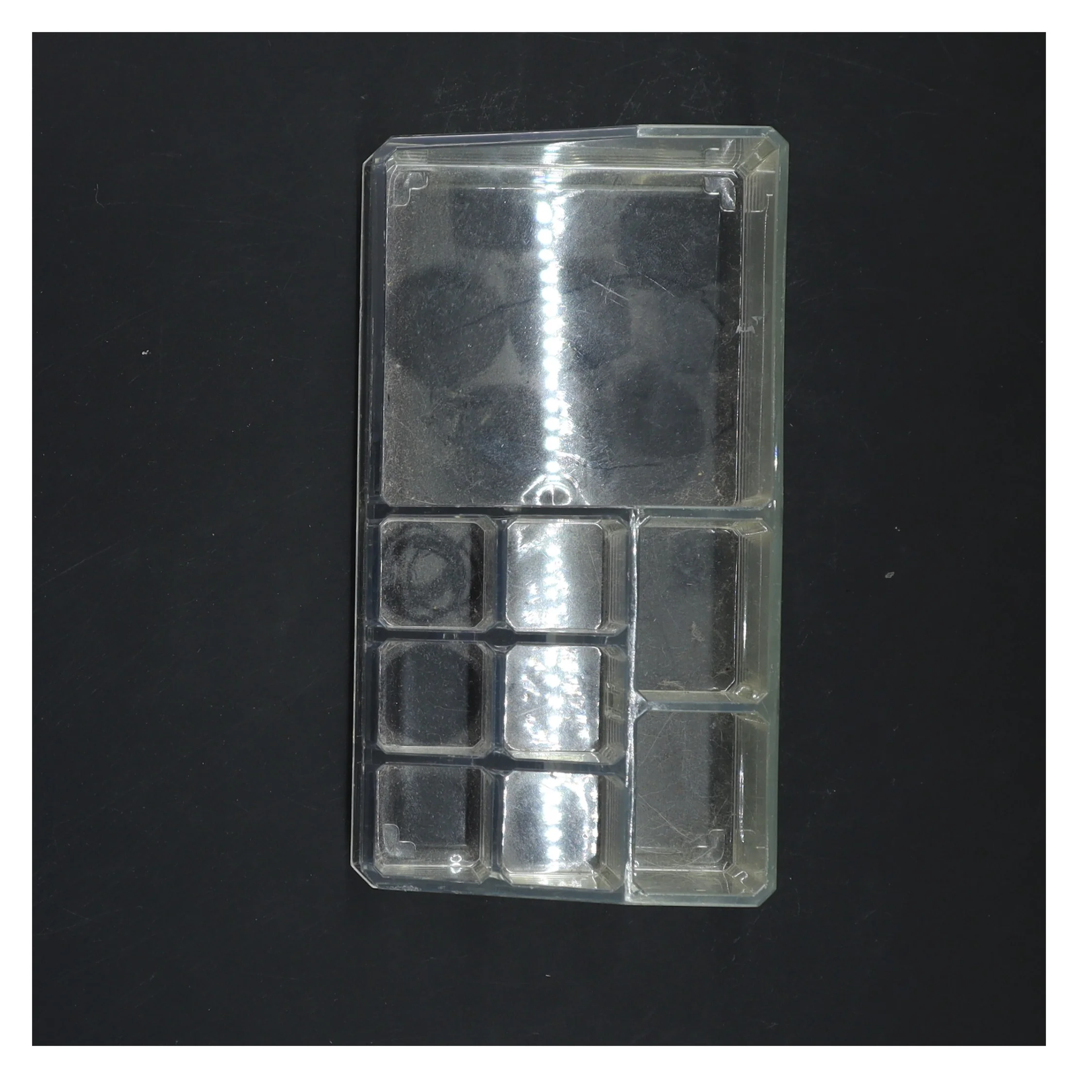 Transparent plast organizer (str. 17,5x7x9,5 cm)