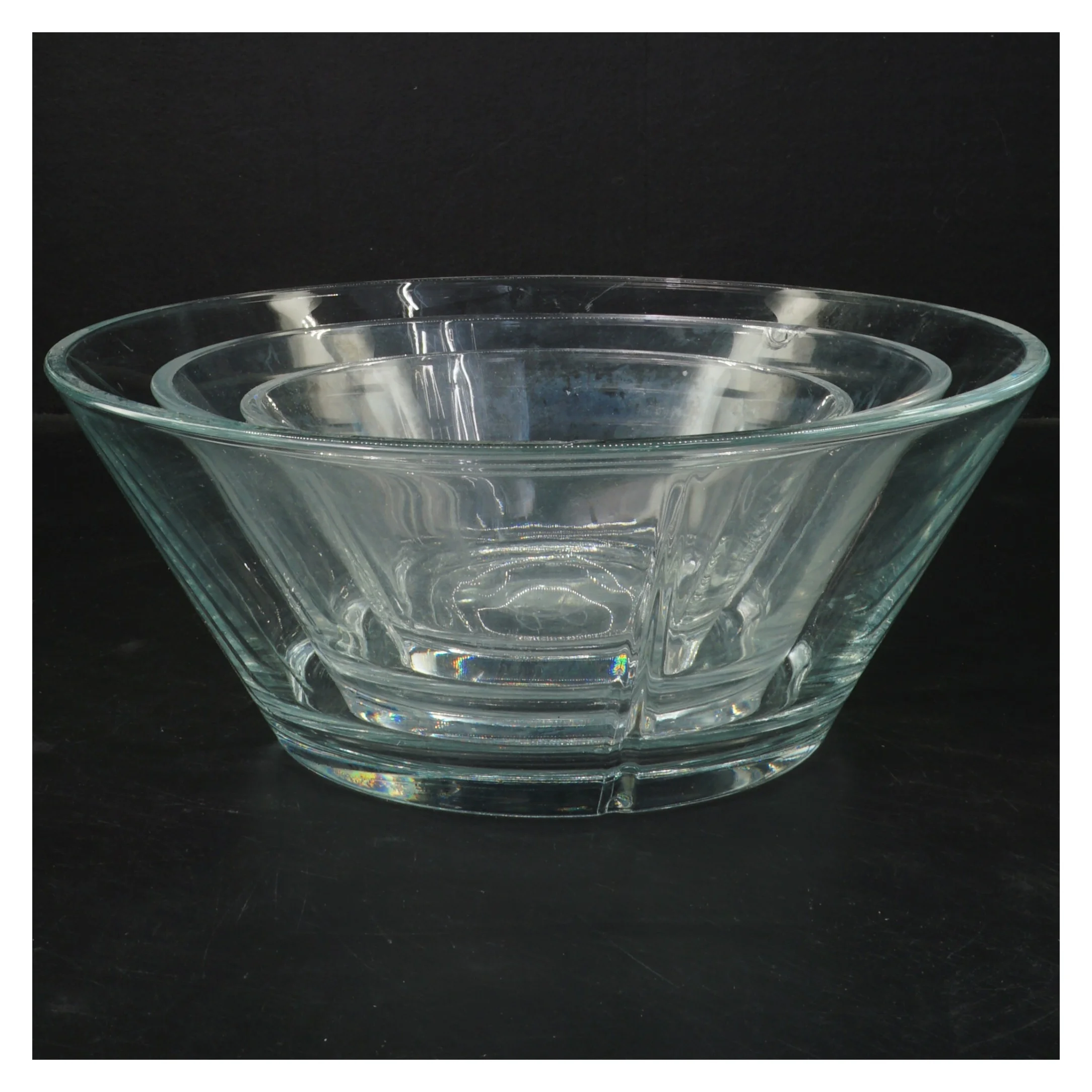 Sæt af glas skåle fra Rosendahl (str. Ø 15 og 19 og 24 cm)