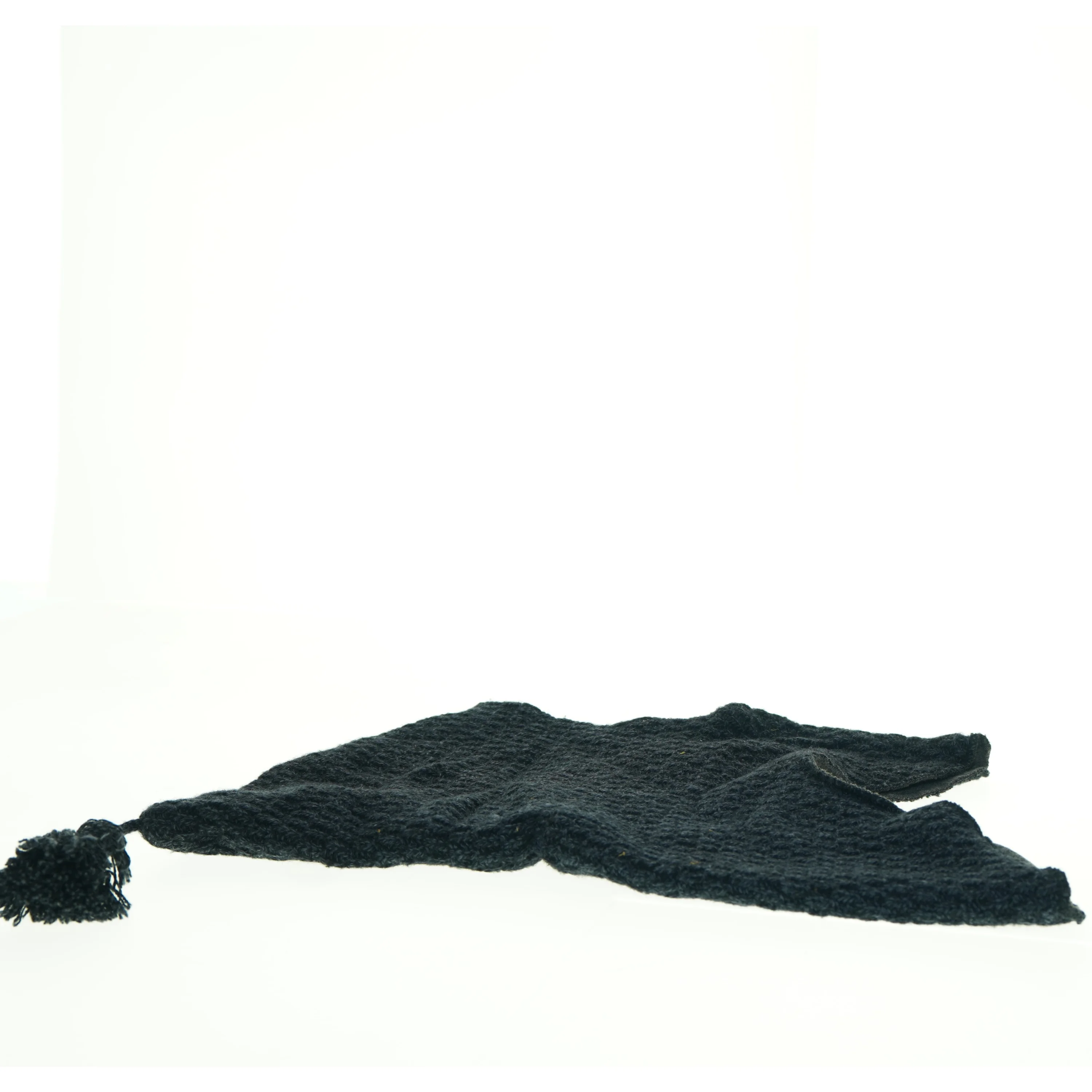 Mørkeblå elefanthue med kvast (str. 40 x 24 cm)