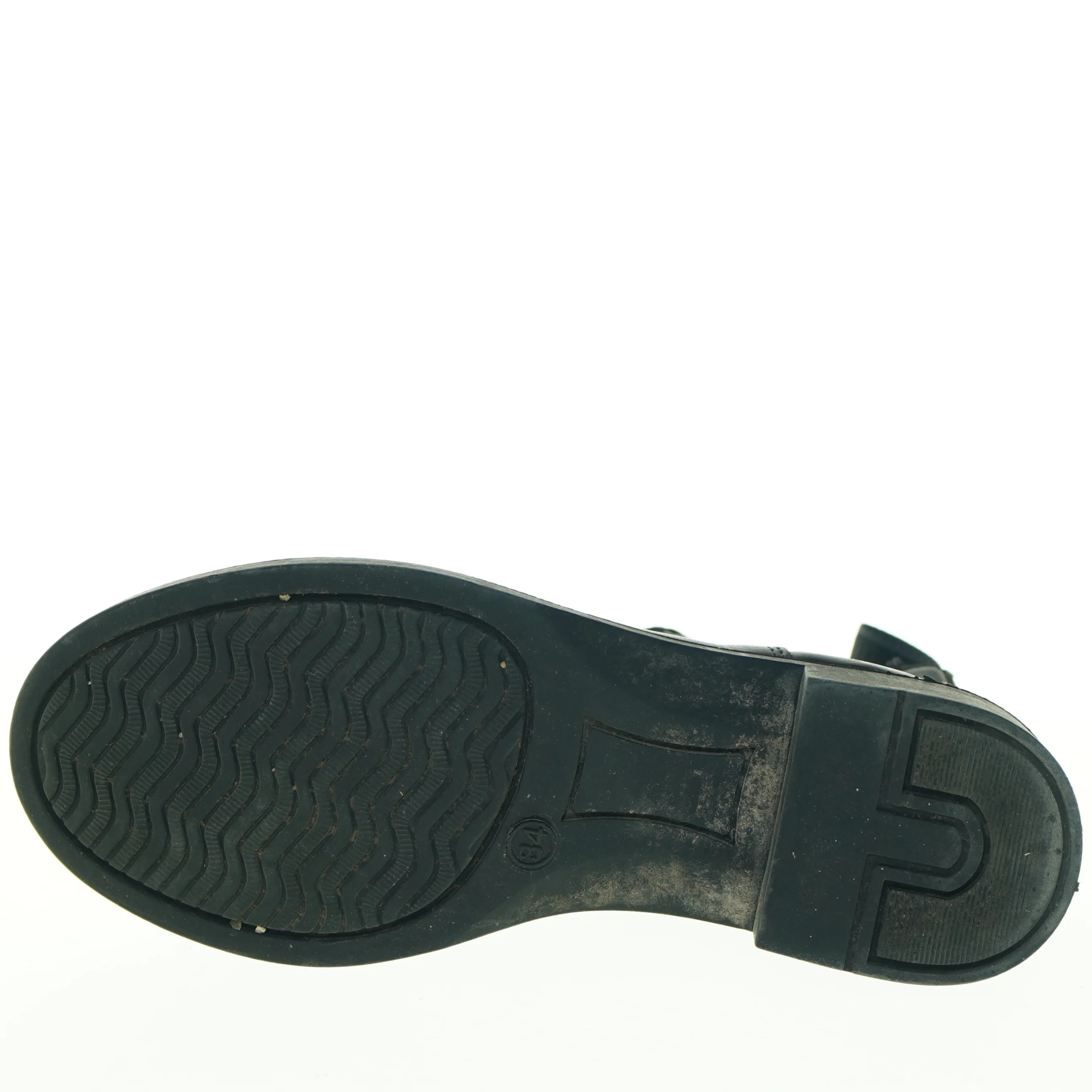 Sorte læderstøvler fra Horze (str. 34)