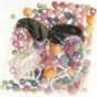 Blandede perler til smykkefremstilling (str. 05 cm og op spand 60)