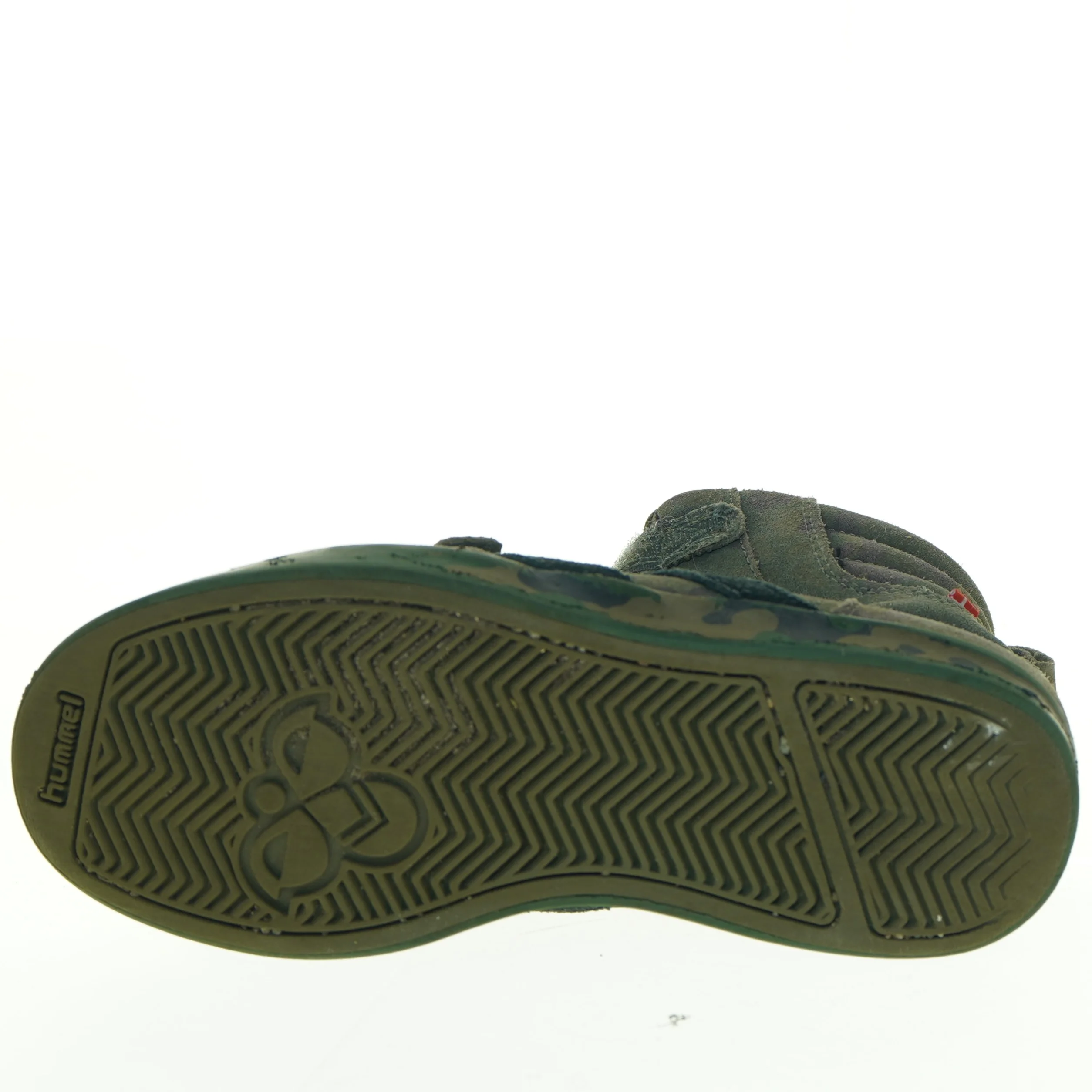 Grønne sneakers med velcro fra Hummel (str. 34)