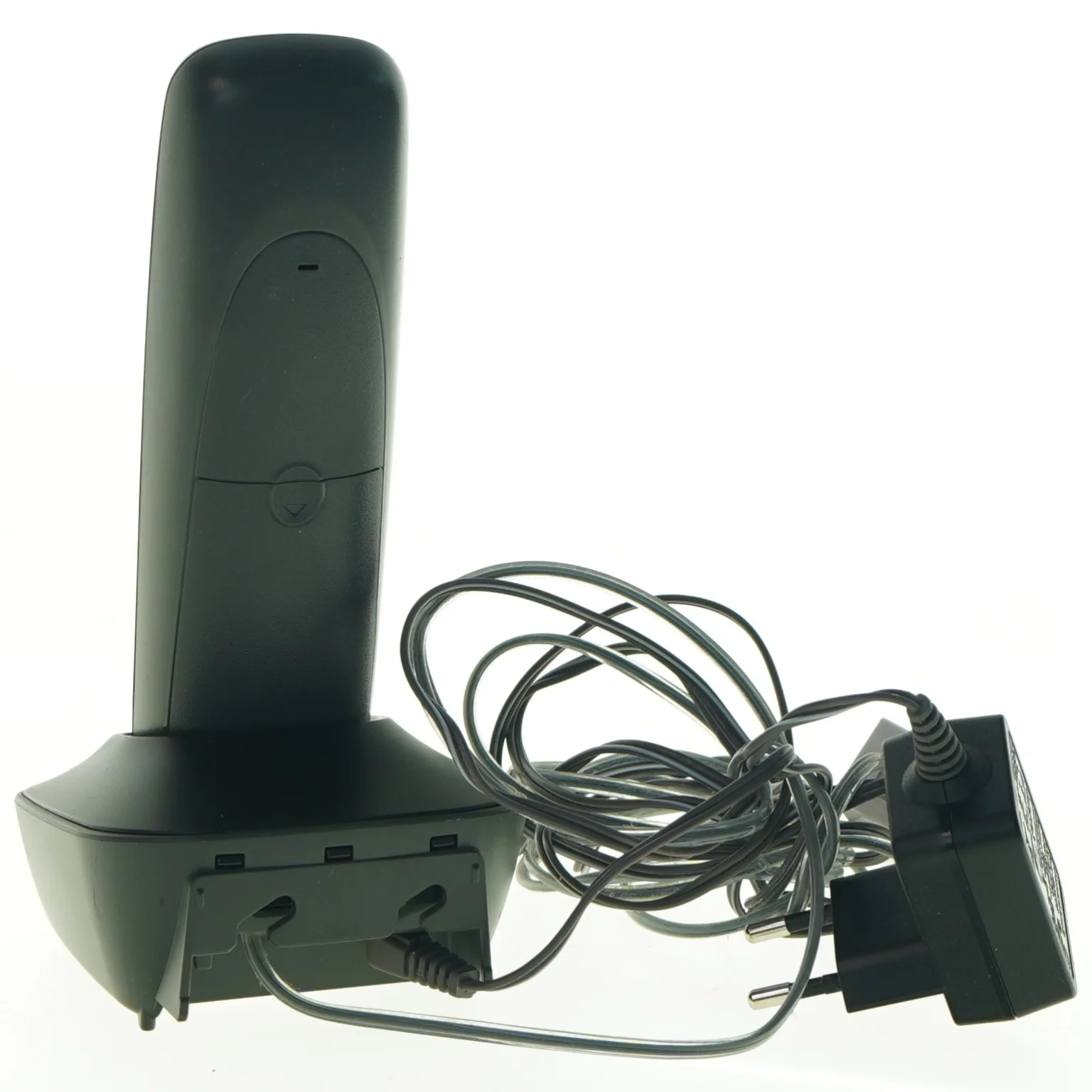 Trådløs telefon med oplader fra Panasonic (str. 18 x 9 cm)