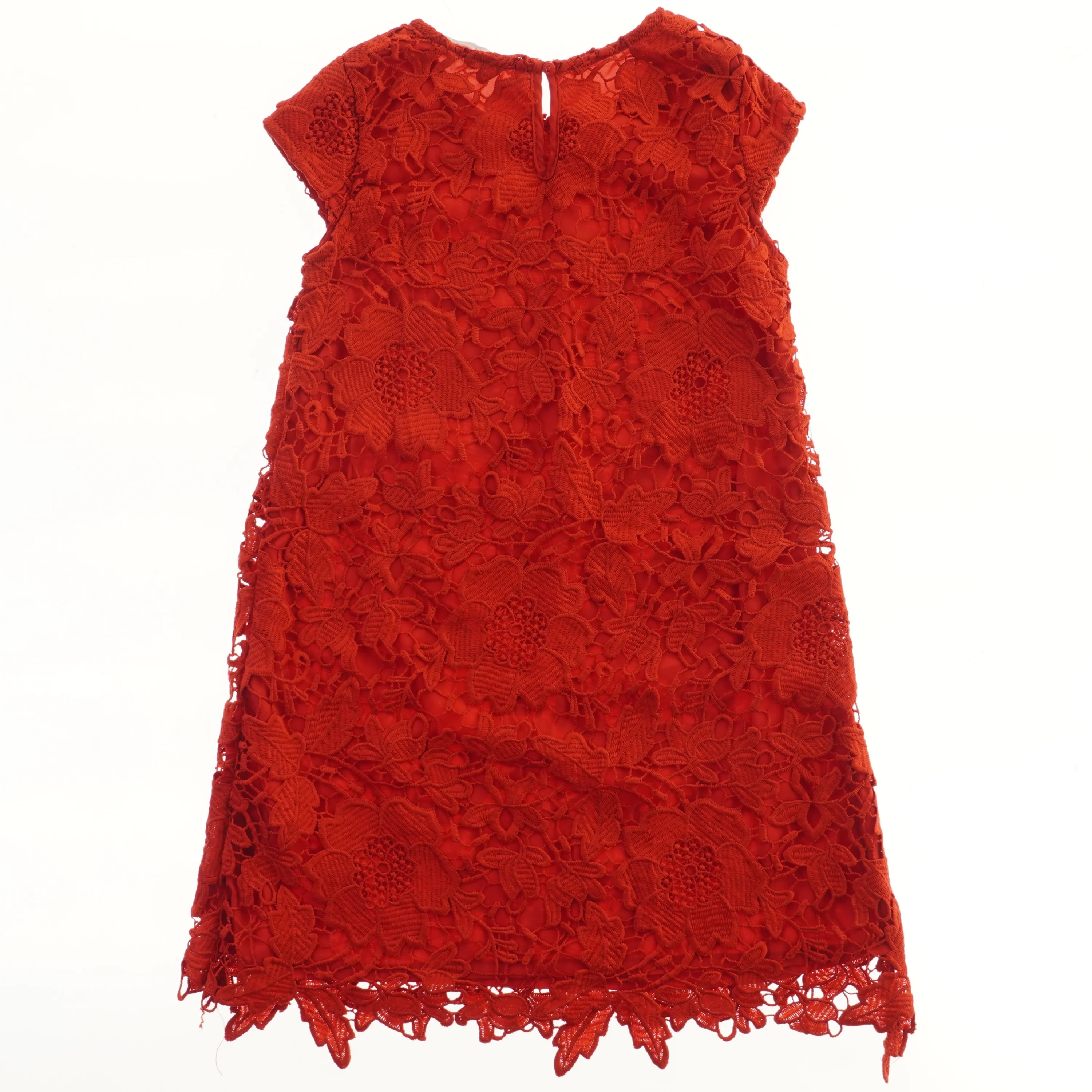 Rød Blondekjole fra H&M (str. 128)