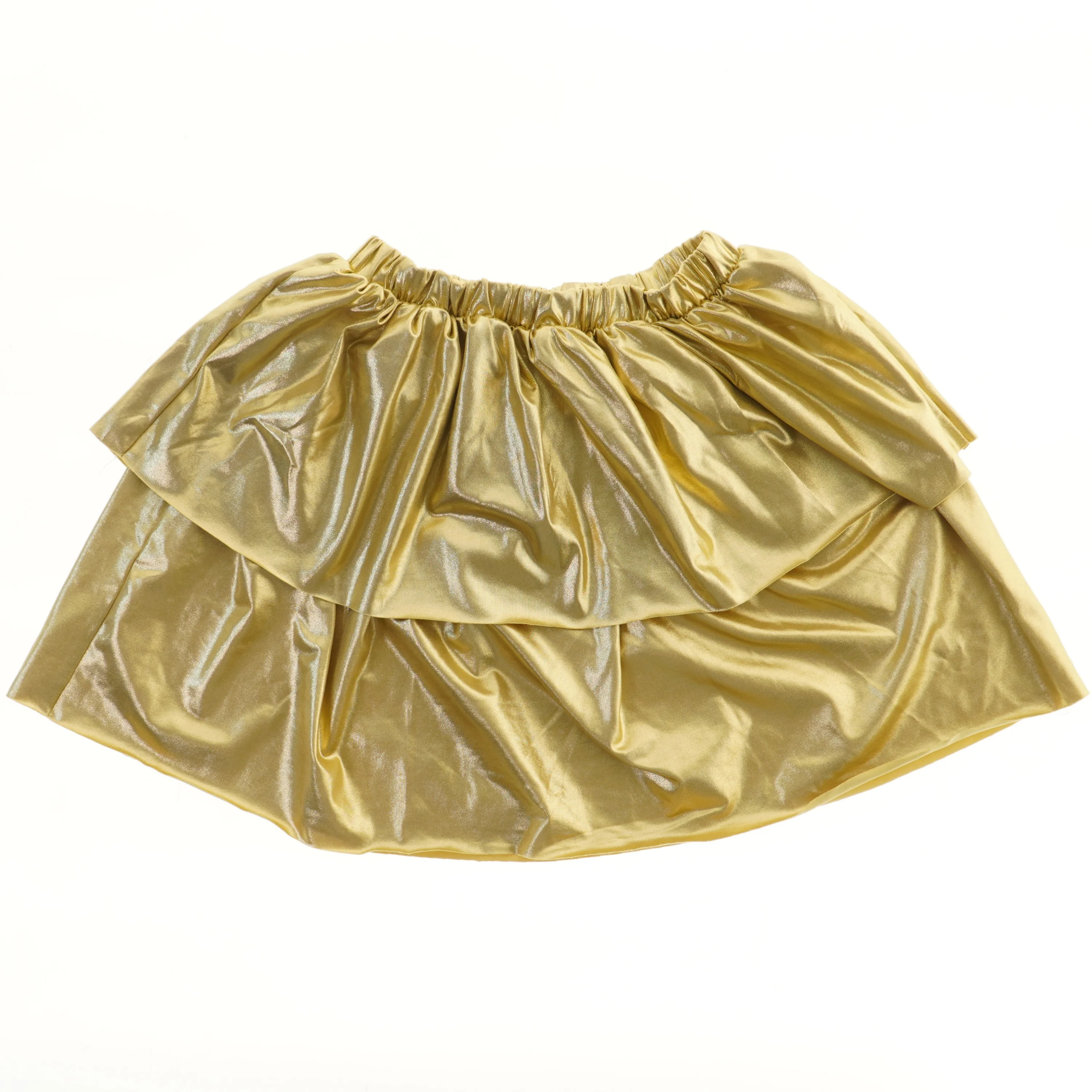 Gylden flæsenederdel fra H&M (str. 122)