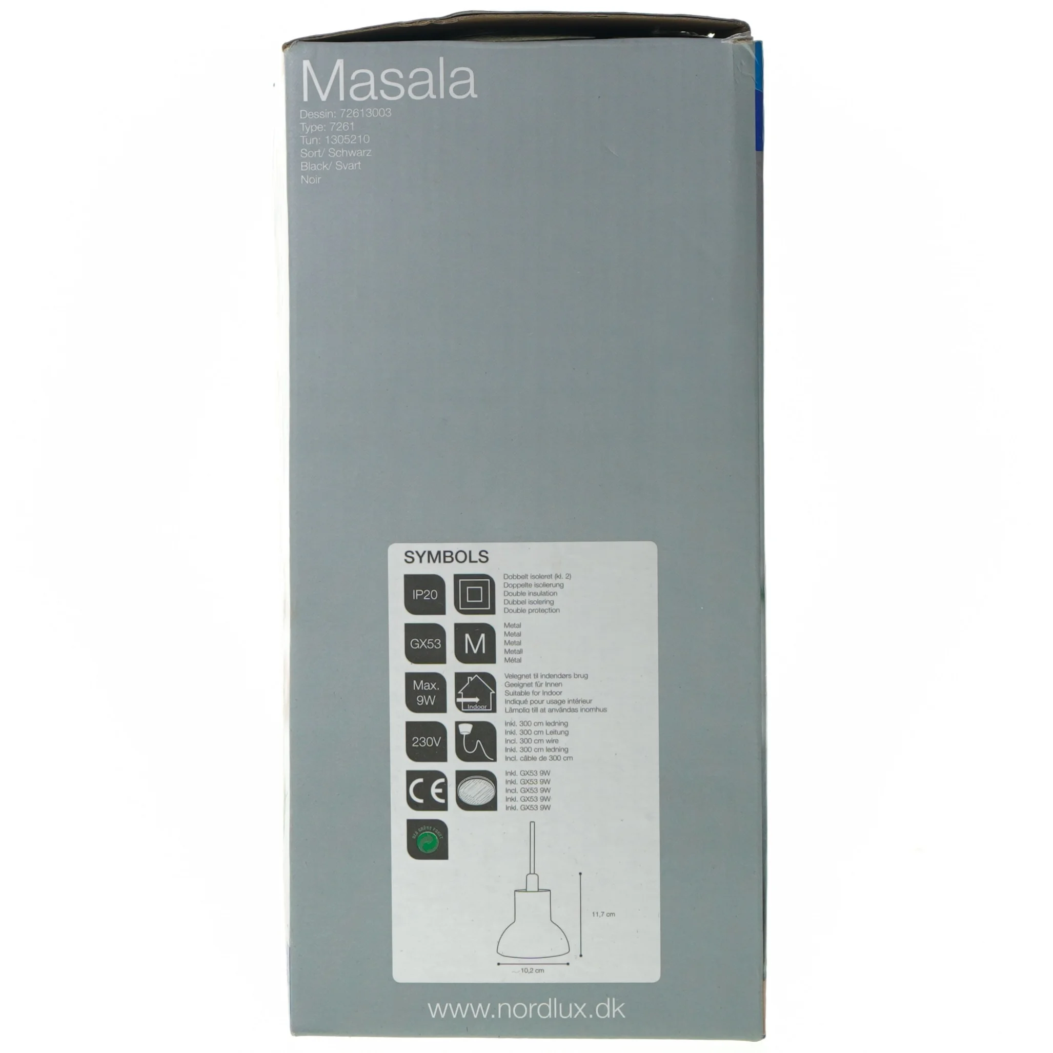 Masala lampe fra Nordlux (str. 10,2 x 11,7 cm)