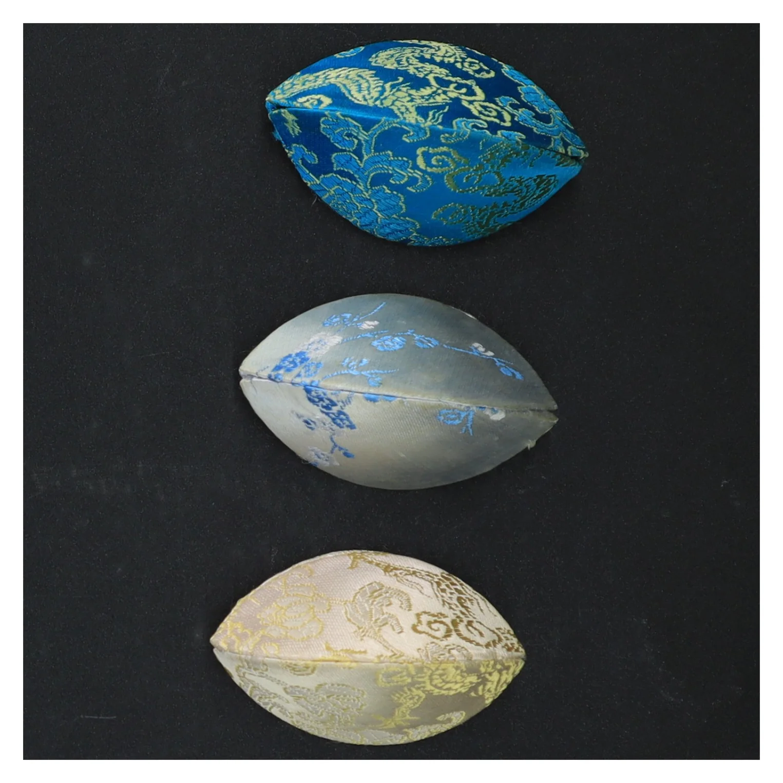 Tre smykke punge (str. 7 cm)