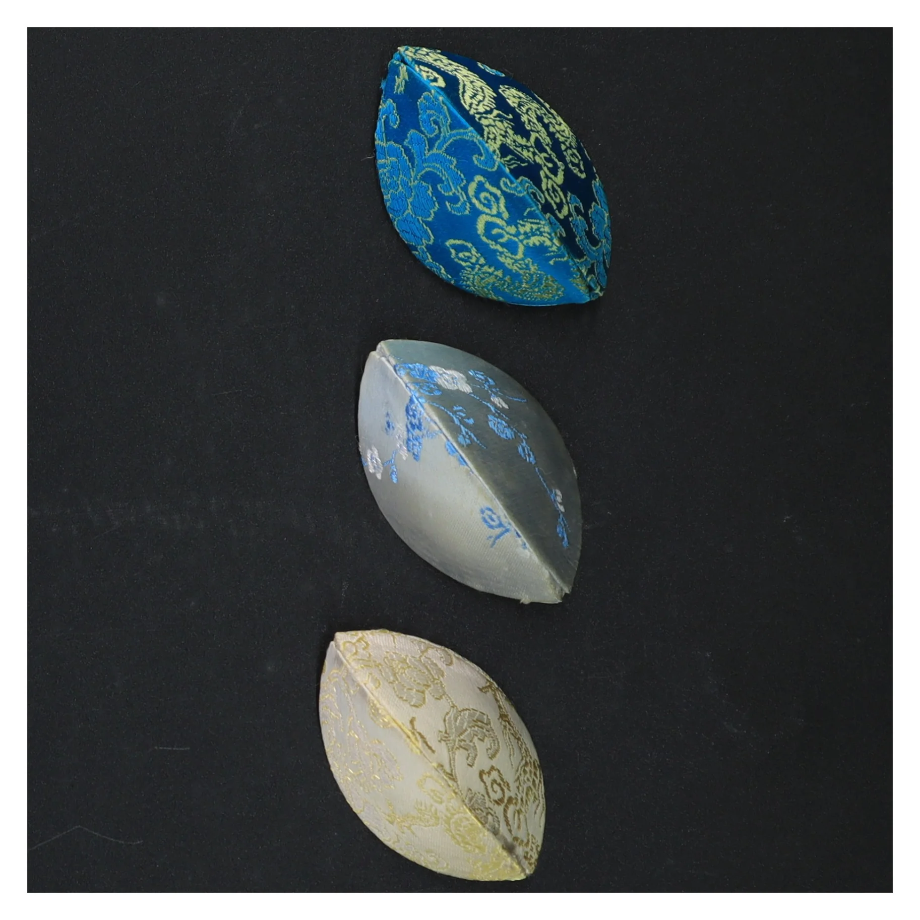 Tre smykke punge (str. 7 cm)