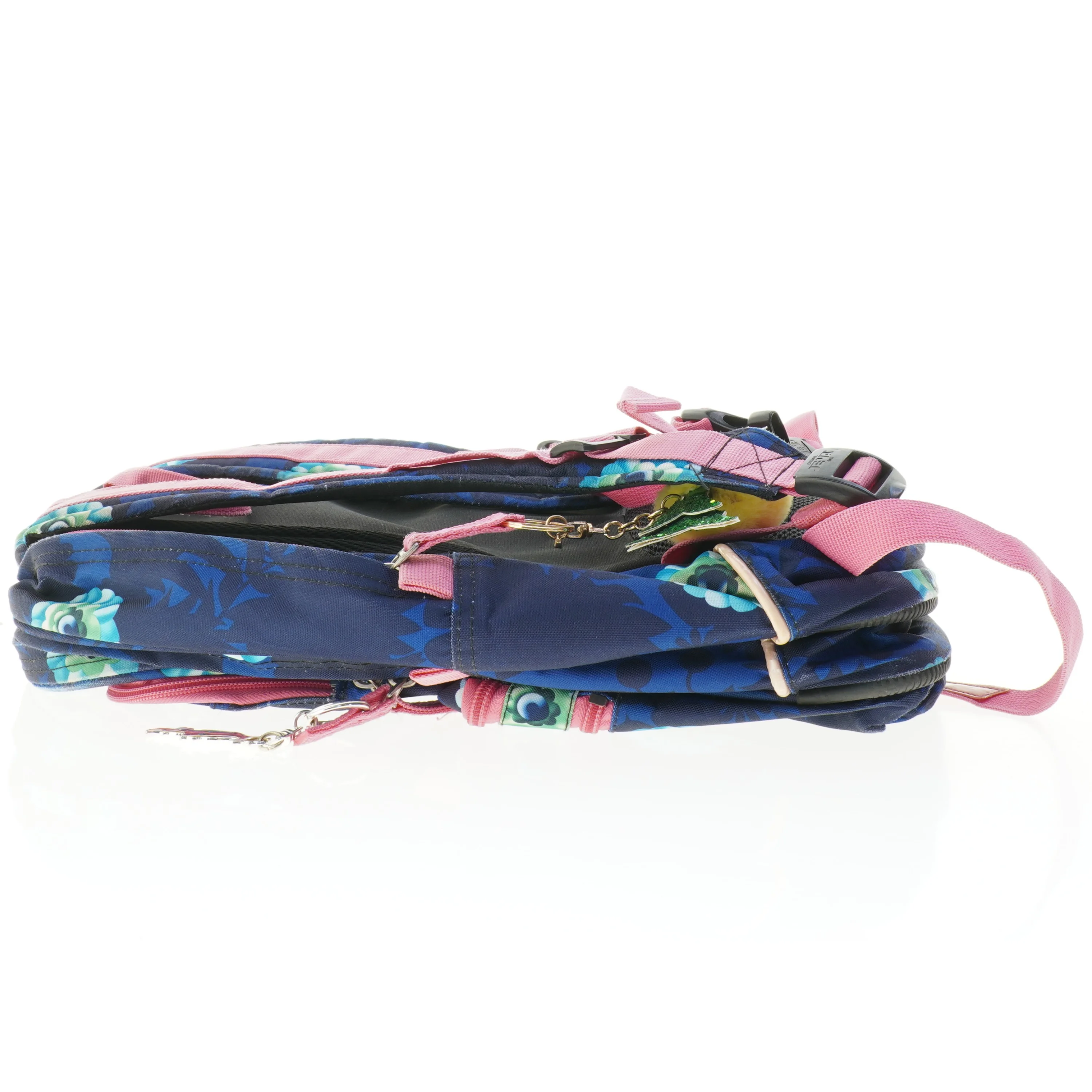 Blomstret skoletaske fra Jeva (str. 41 x 35 cm)