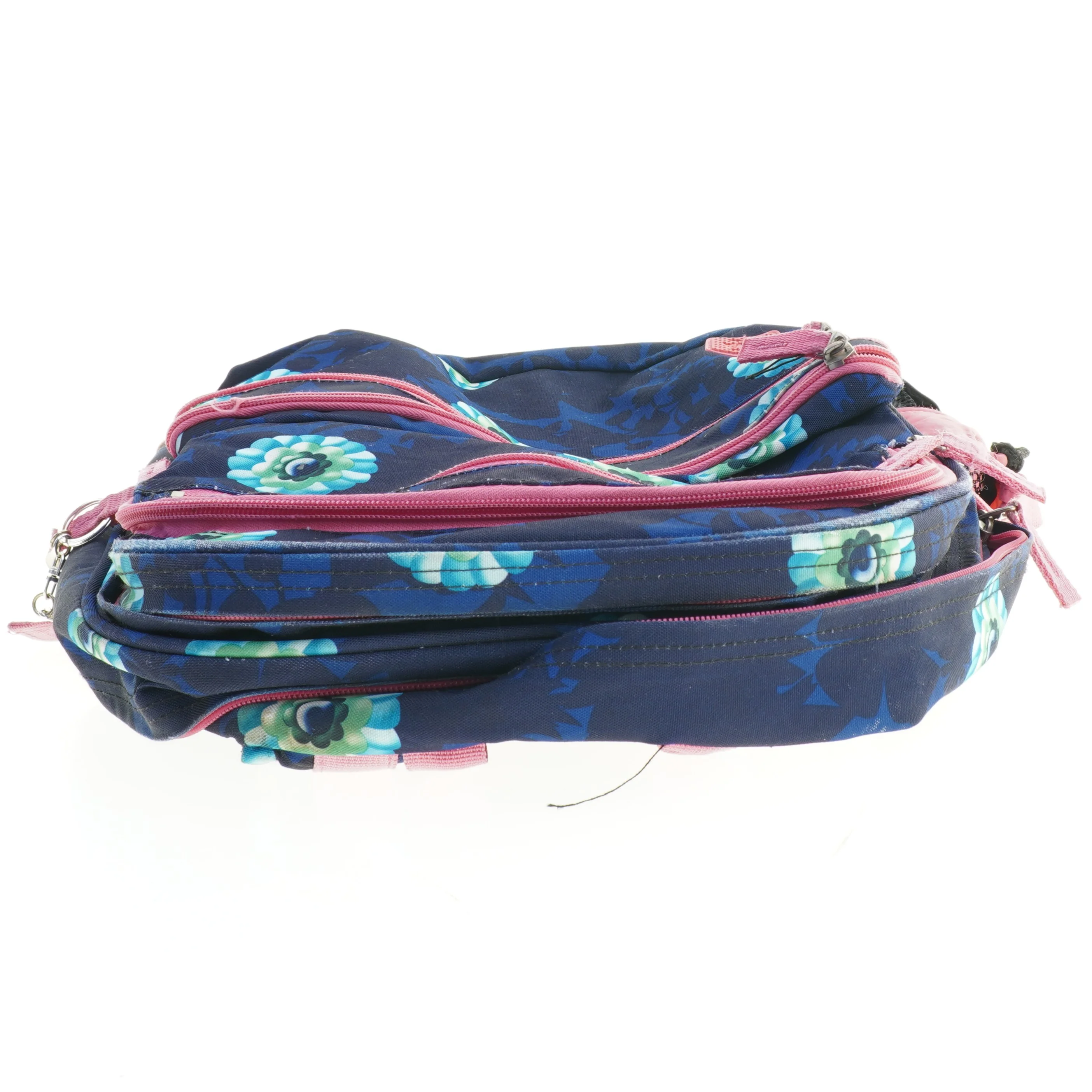 Blomstret skoletaske fra Jeva (str. 41 x 35 cm)