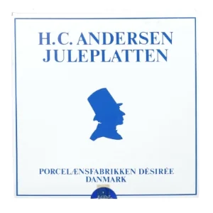 HC Andersen juleplatte fra Porcelænsfabrikken Desirée (str. 19 cm)