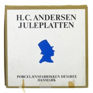 Tallerken H.C.Andersen juleplatten 1980 fra Desire (str. 19 cm)