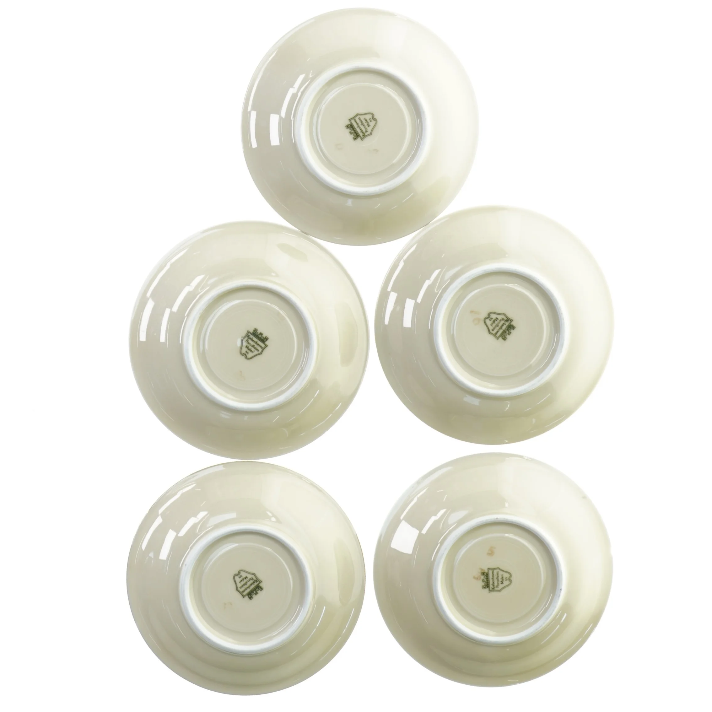 Underkopper fra Kjøbenhavns Porcellains Maleri (str. 14 cm)