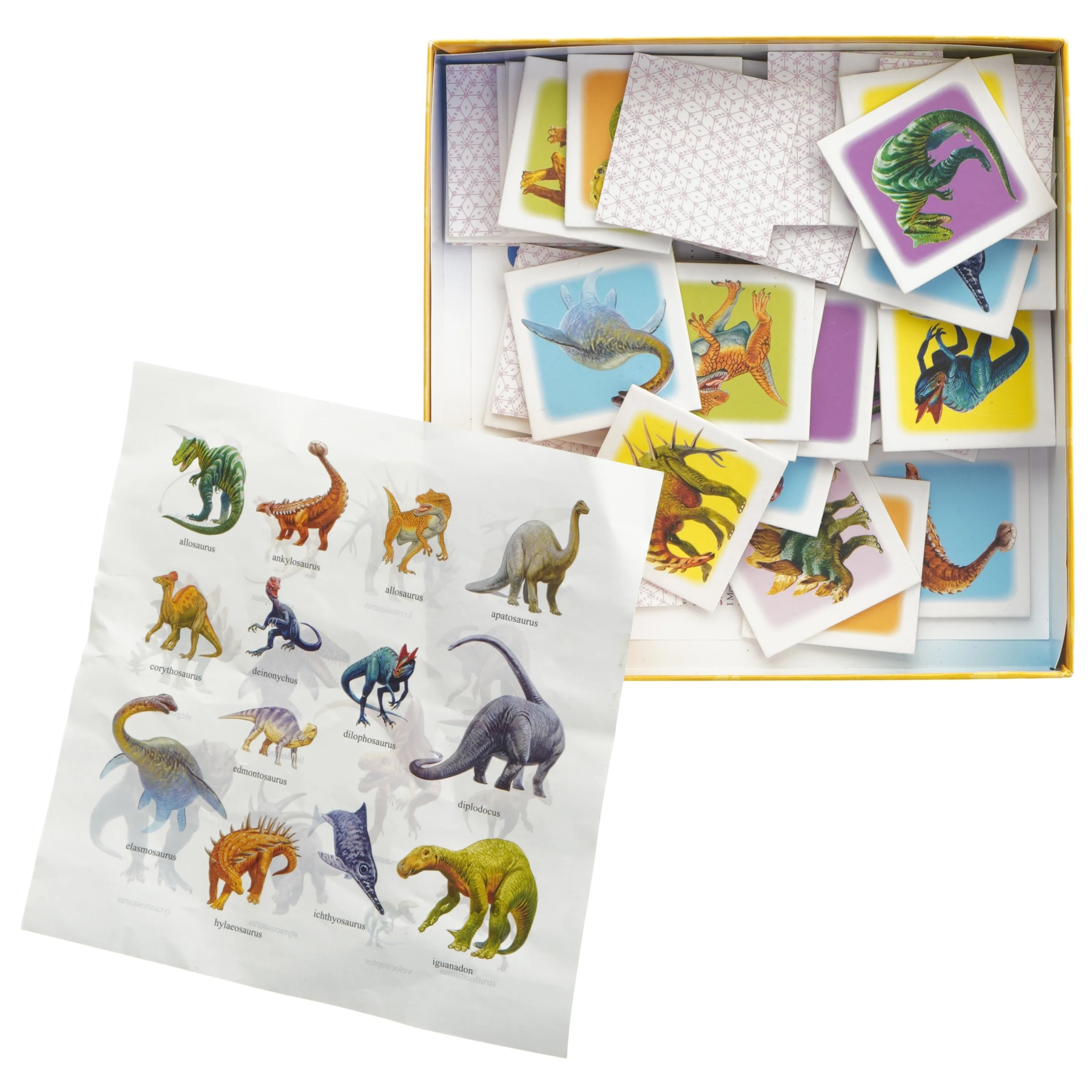 Dinosaur Memo-spil fra Tactic (str. 22x22 cm)