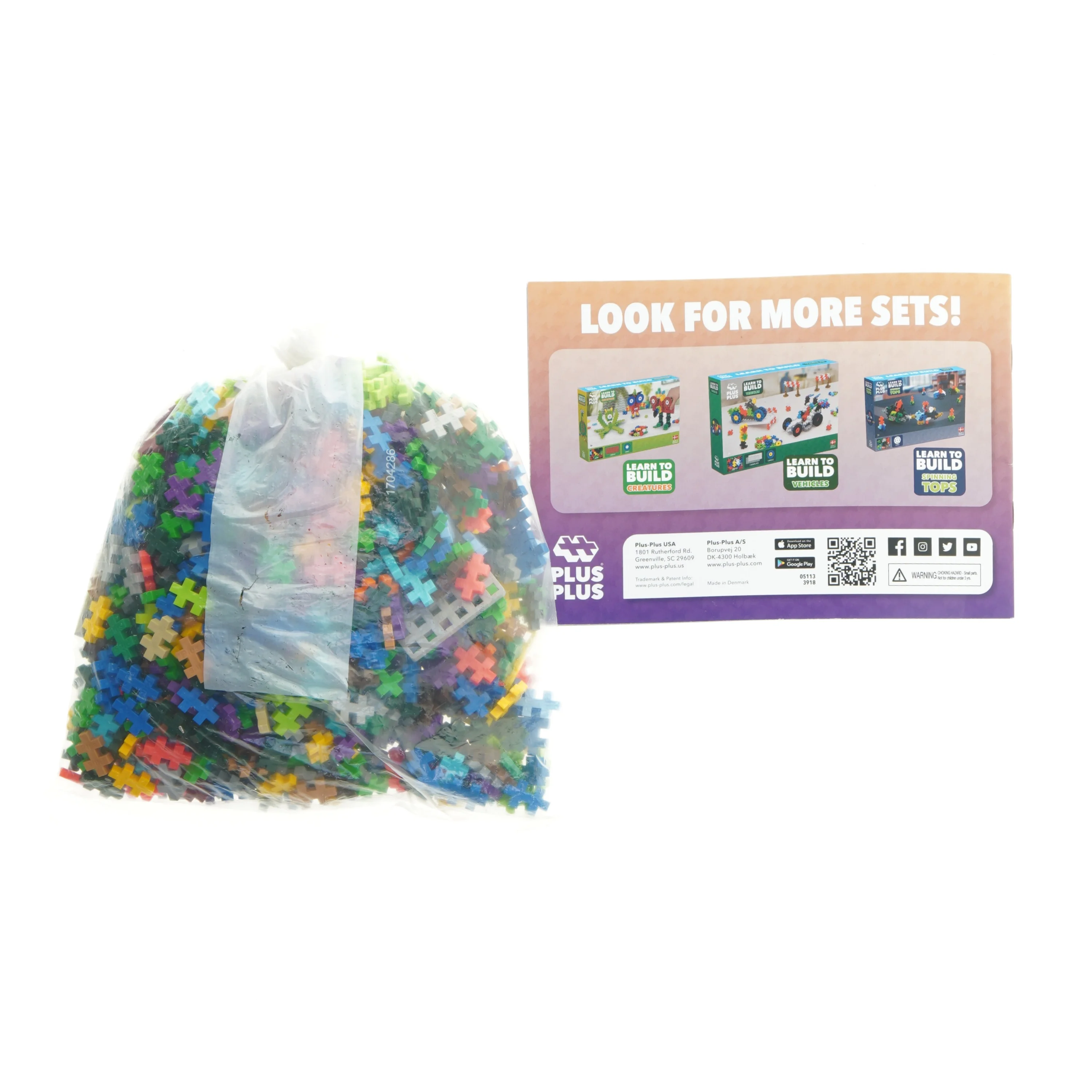 Plus Plus dinosaur byggelegetøj