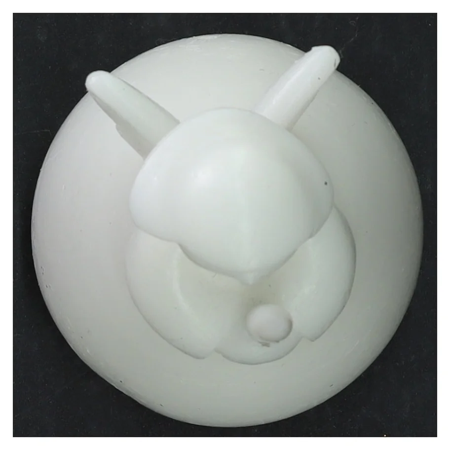 Hvid engel led sterin lampe  (str. H. 15 cm)