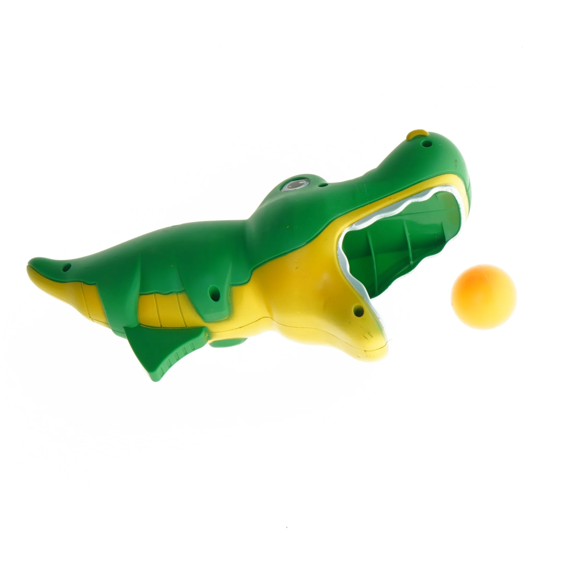 Kaste og gribe krokodille med bold (str. 23 cm)