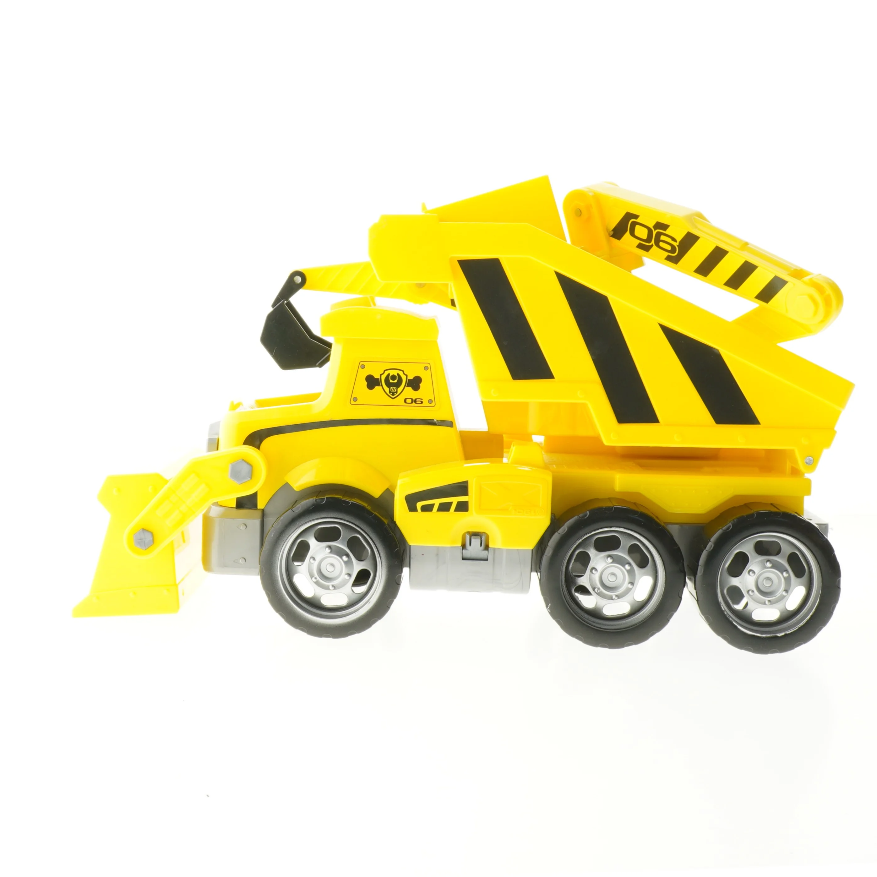 Paw Patrol stor gul legetøjs gravemaskine (str. 38 cm)