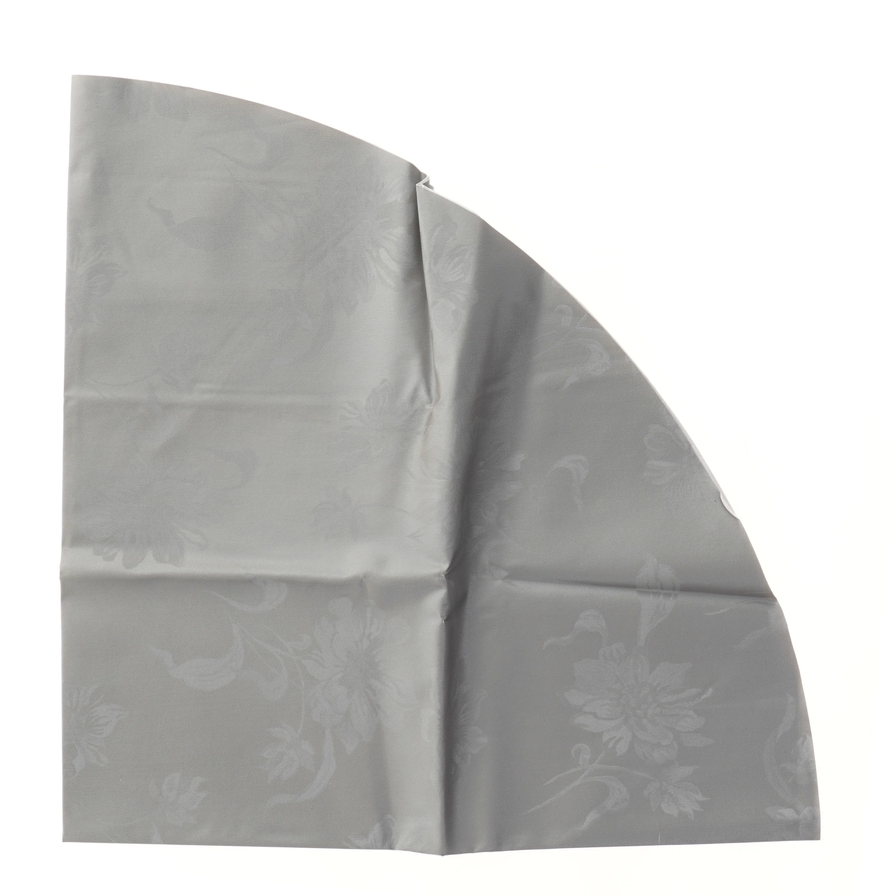 Rund voksdug, grå (str. Ø 104 cm)