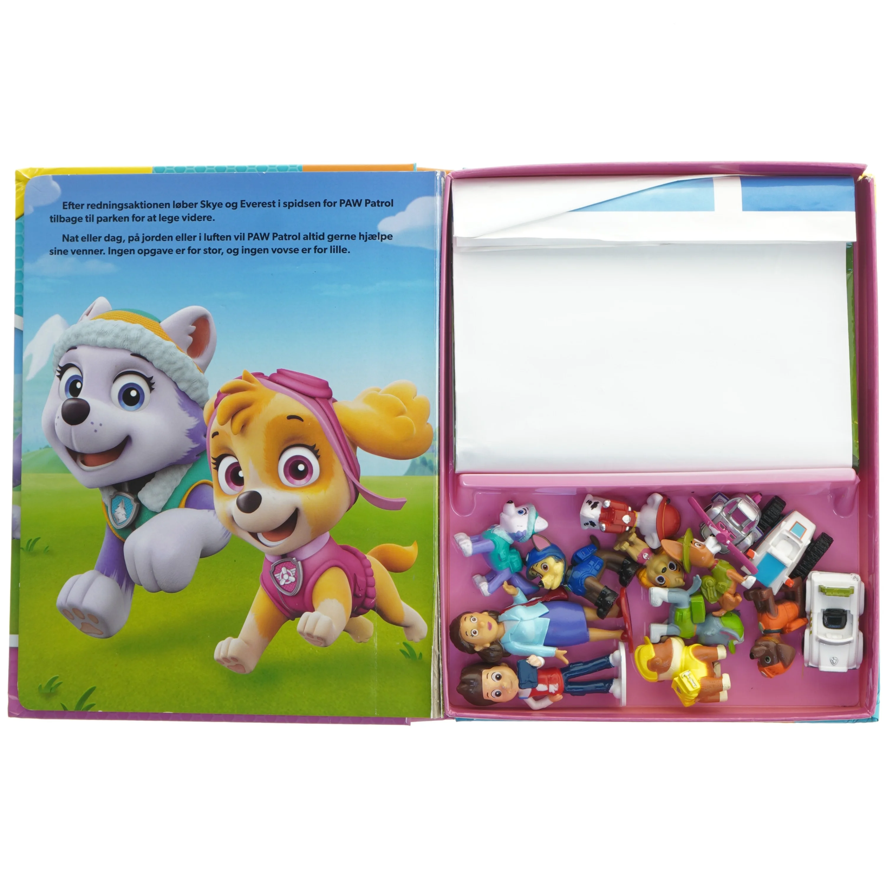 Paw Patrol legebog med figurer fra Nickelodeon (str. 25,5x20 cm)