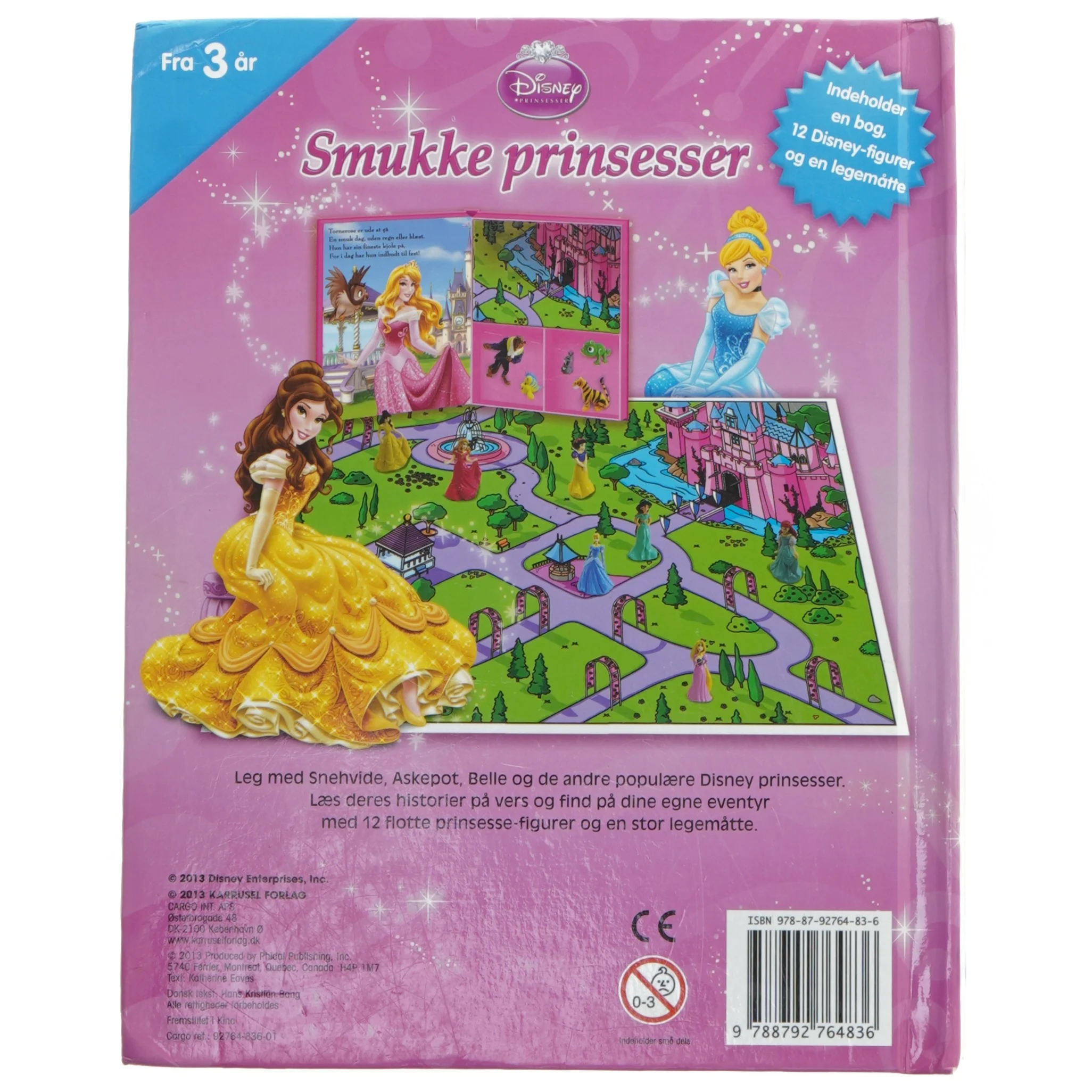 Disney Prinsesser legesæt med figurer fra Disney (str. 25,5x20 cm)