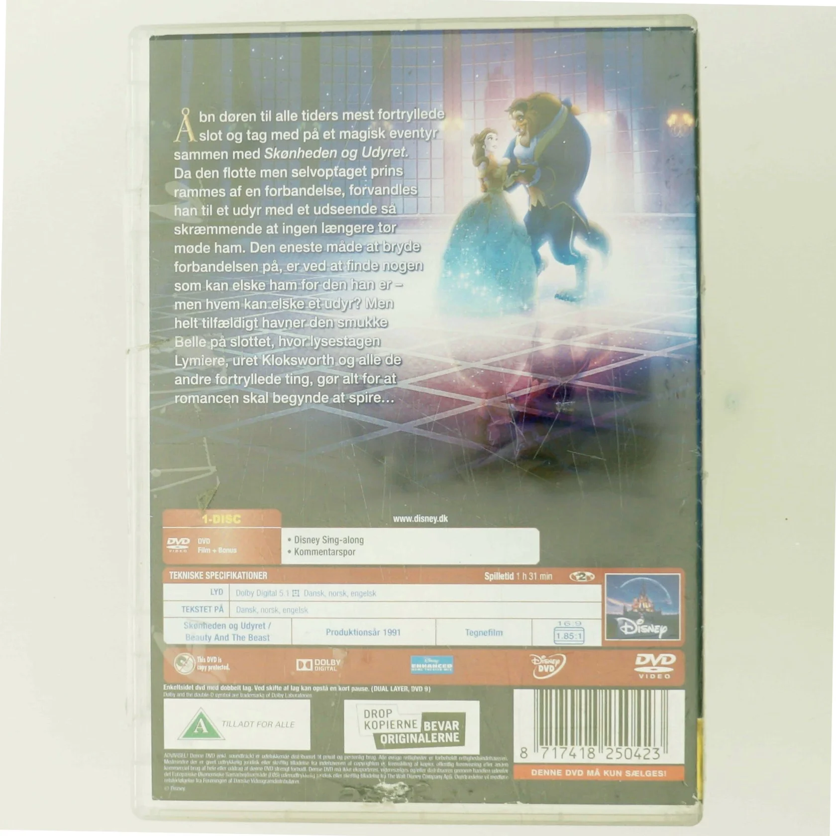 Skønheden og Udyret (DVD)