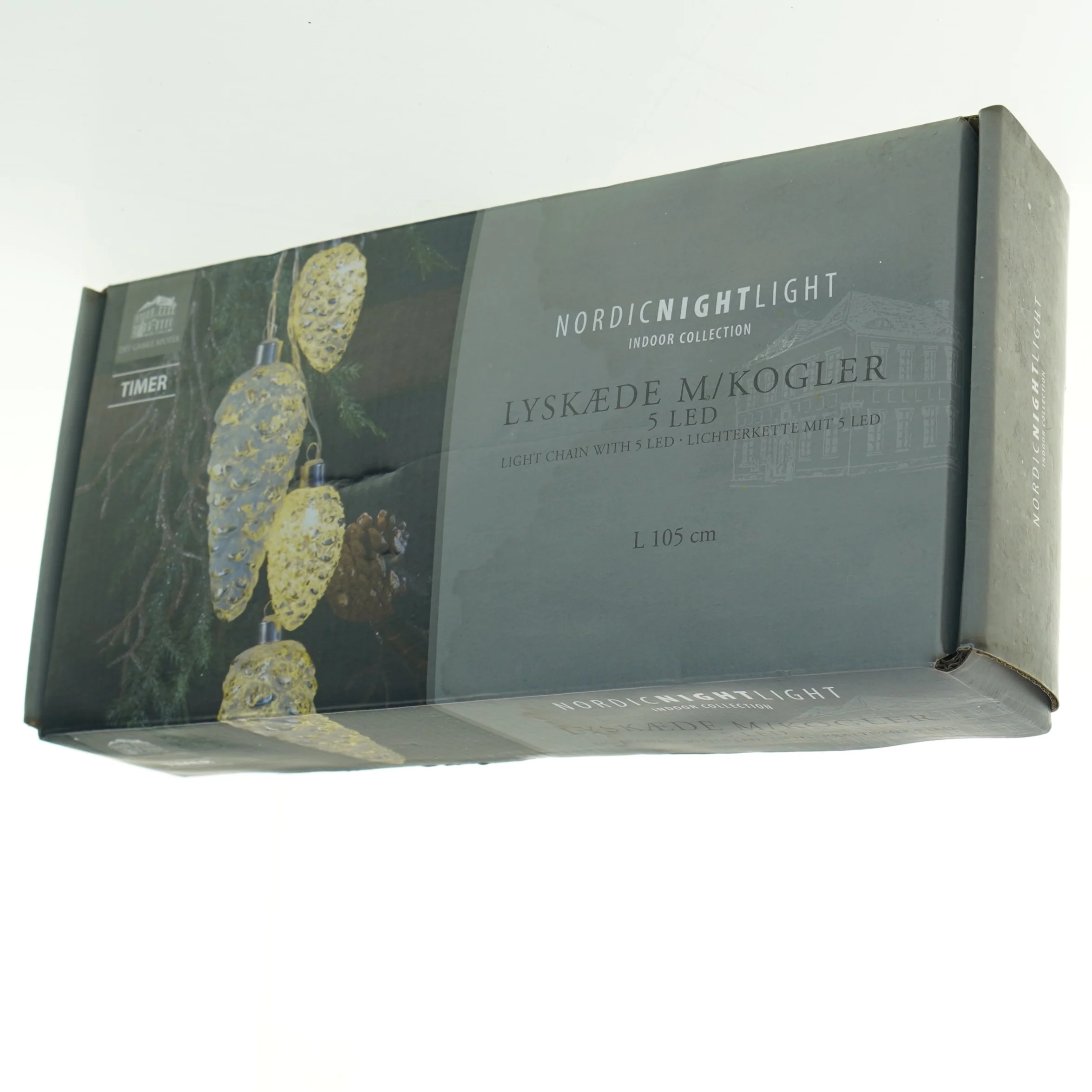 LED lyskæde med kogler fra Det Gamle Apotek (str. 105 cm)