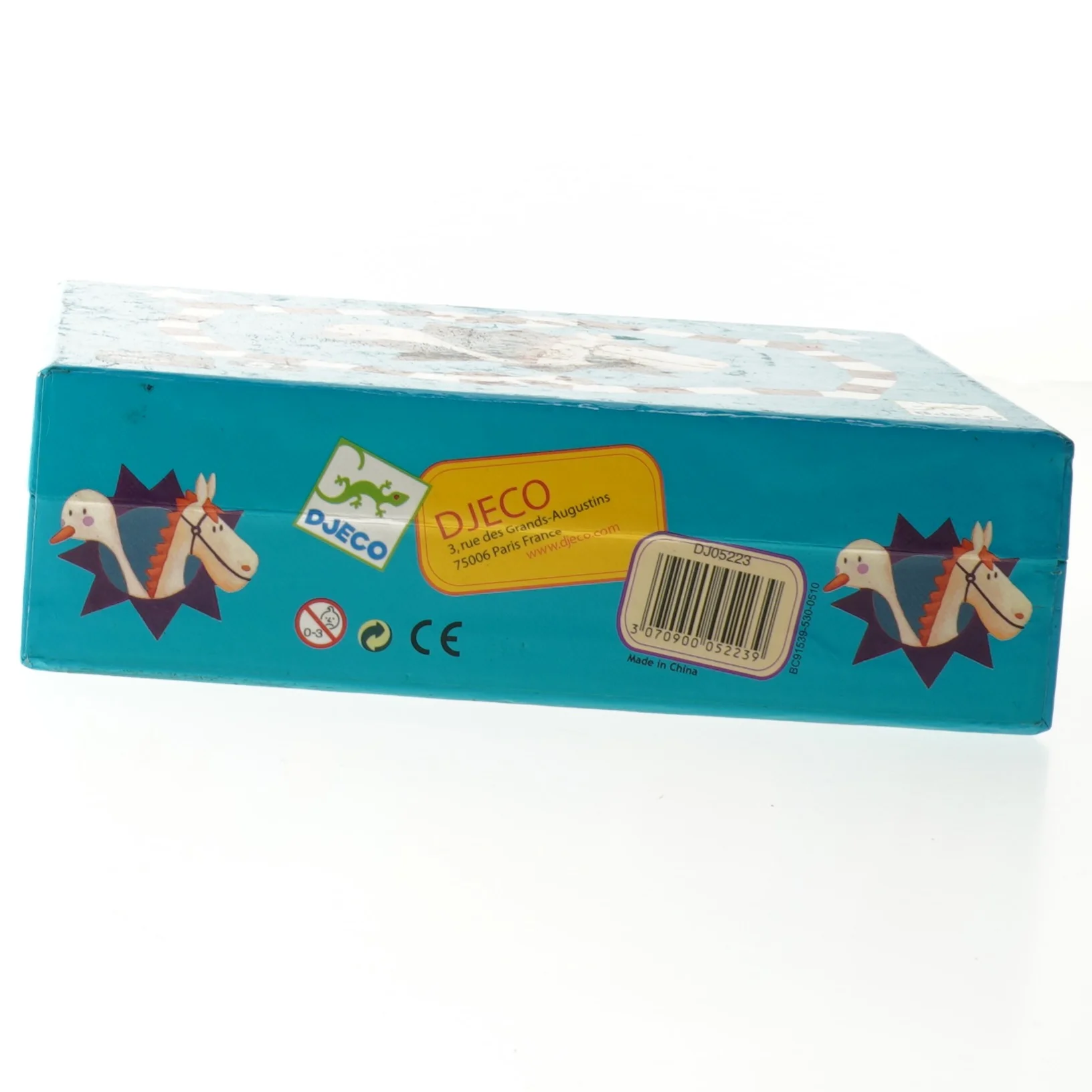 Ludo brætspil i kuffert fra Djeco (str. 6x20x14 cm)