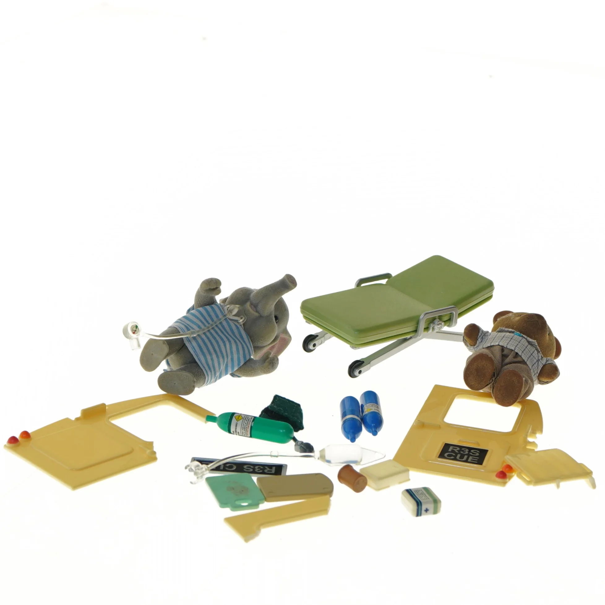 Ambulance byggesæt med figurer (str. 15x31x14,5 cm) fra sylvanian