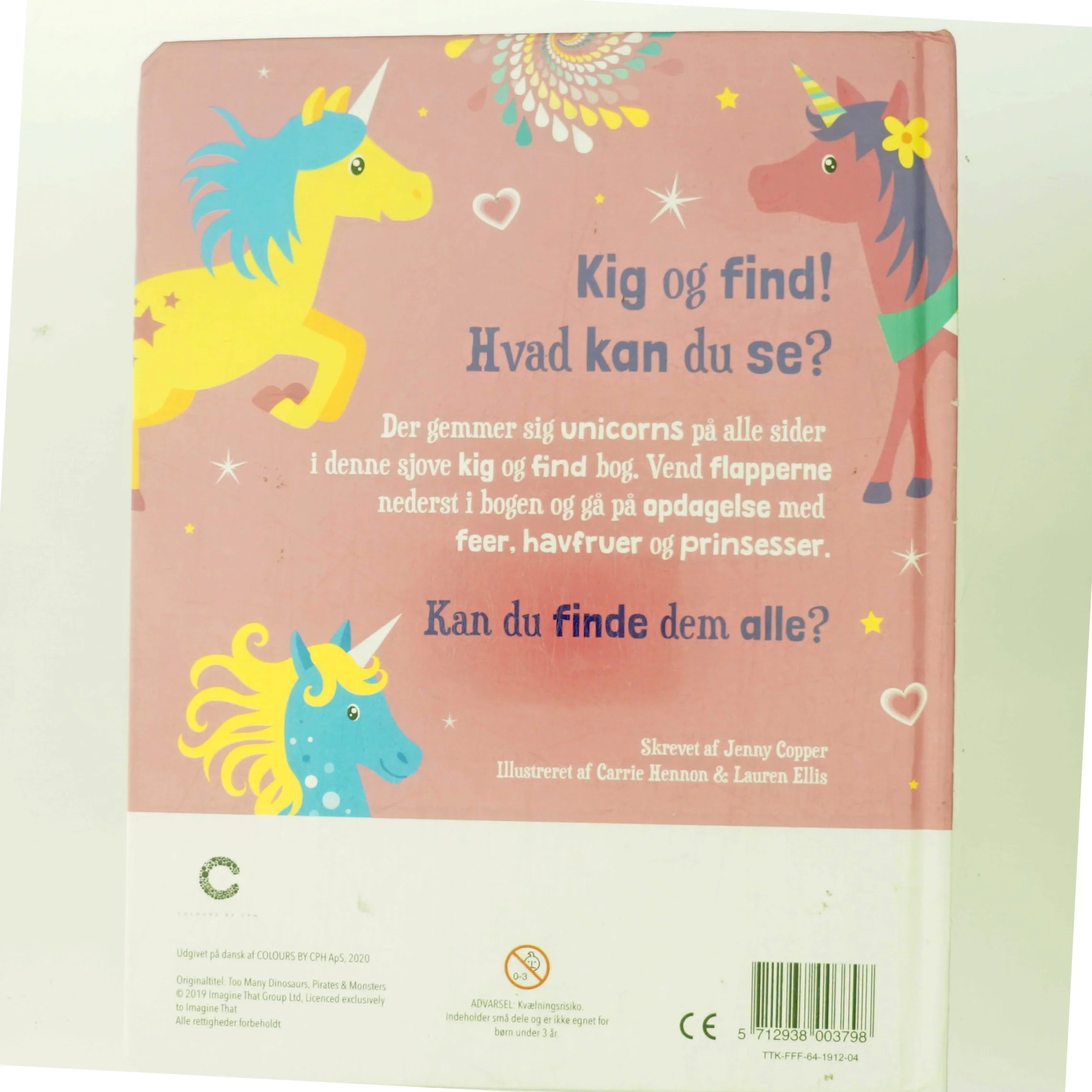 Kig og Find Unicorns: Feer & Havfruer af Jenny Copper (Bog)