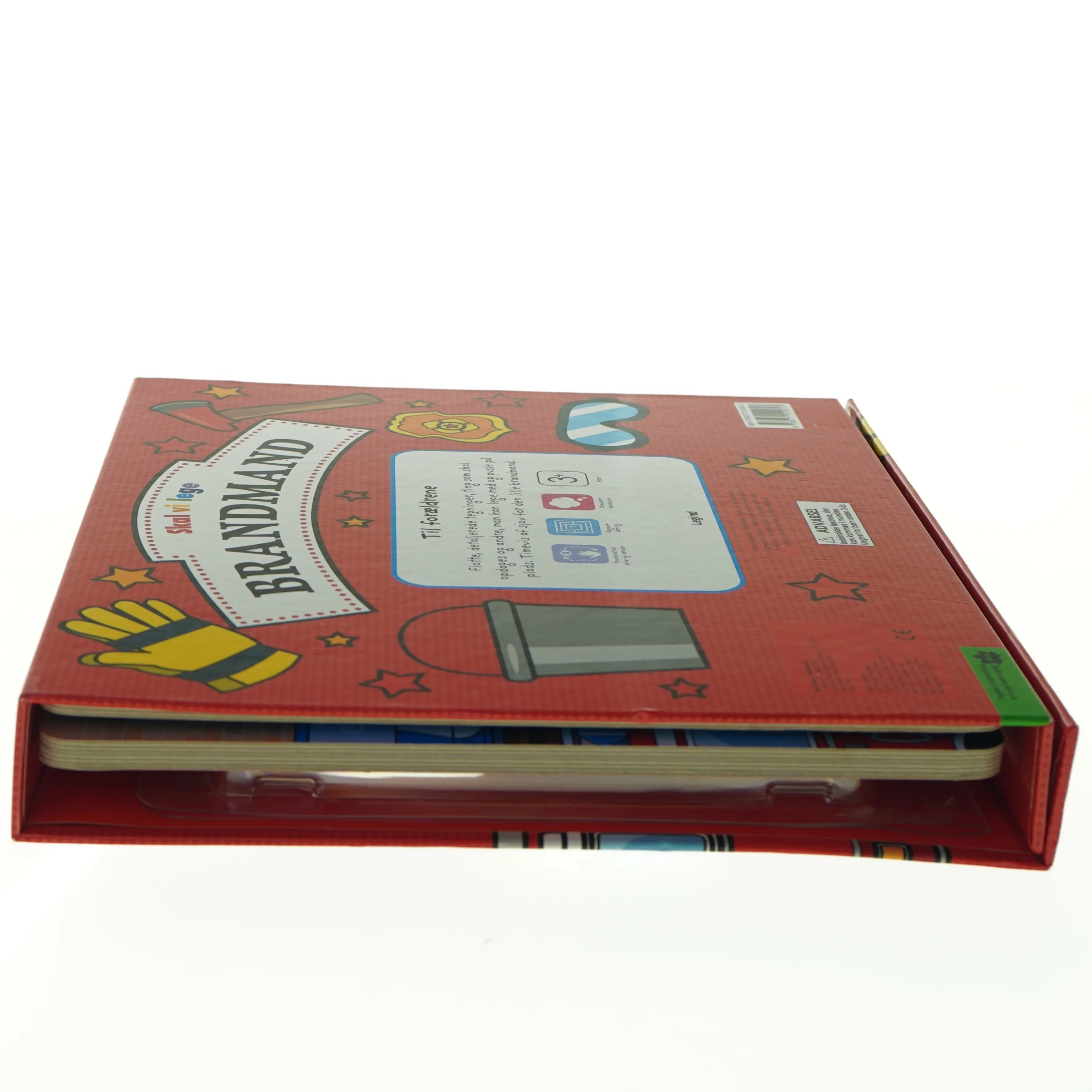 Brandmand bog og børneunderholdning (str. 24,5 x. 28 cm)