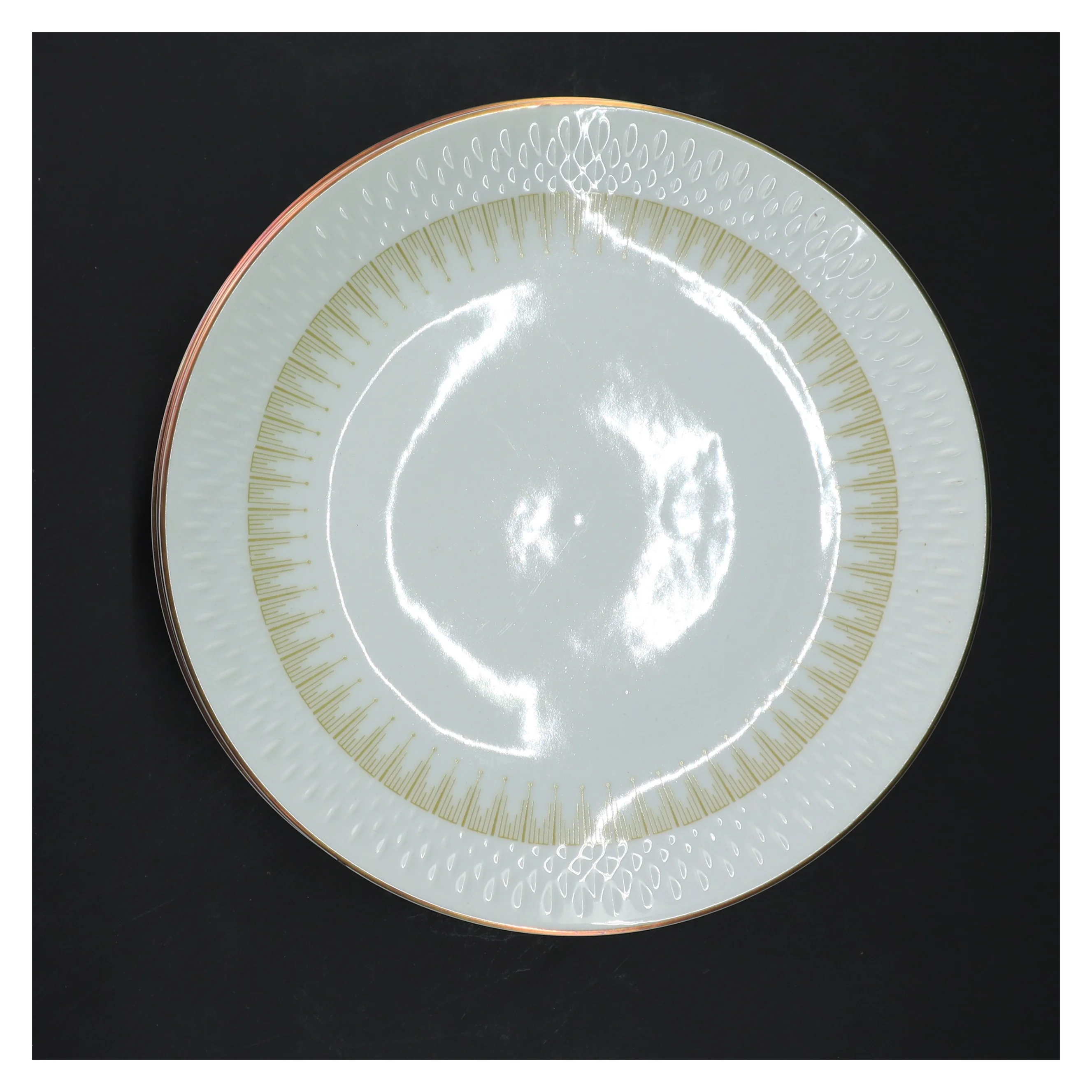 6 st6 stk.  Middags Tallerkener Marselisborg med mønster fra Edelstein (str. Ø 21,5 cm)