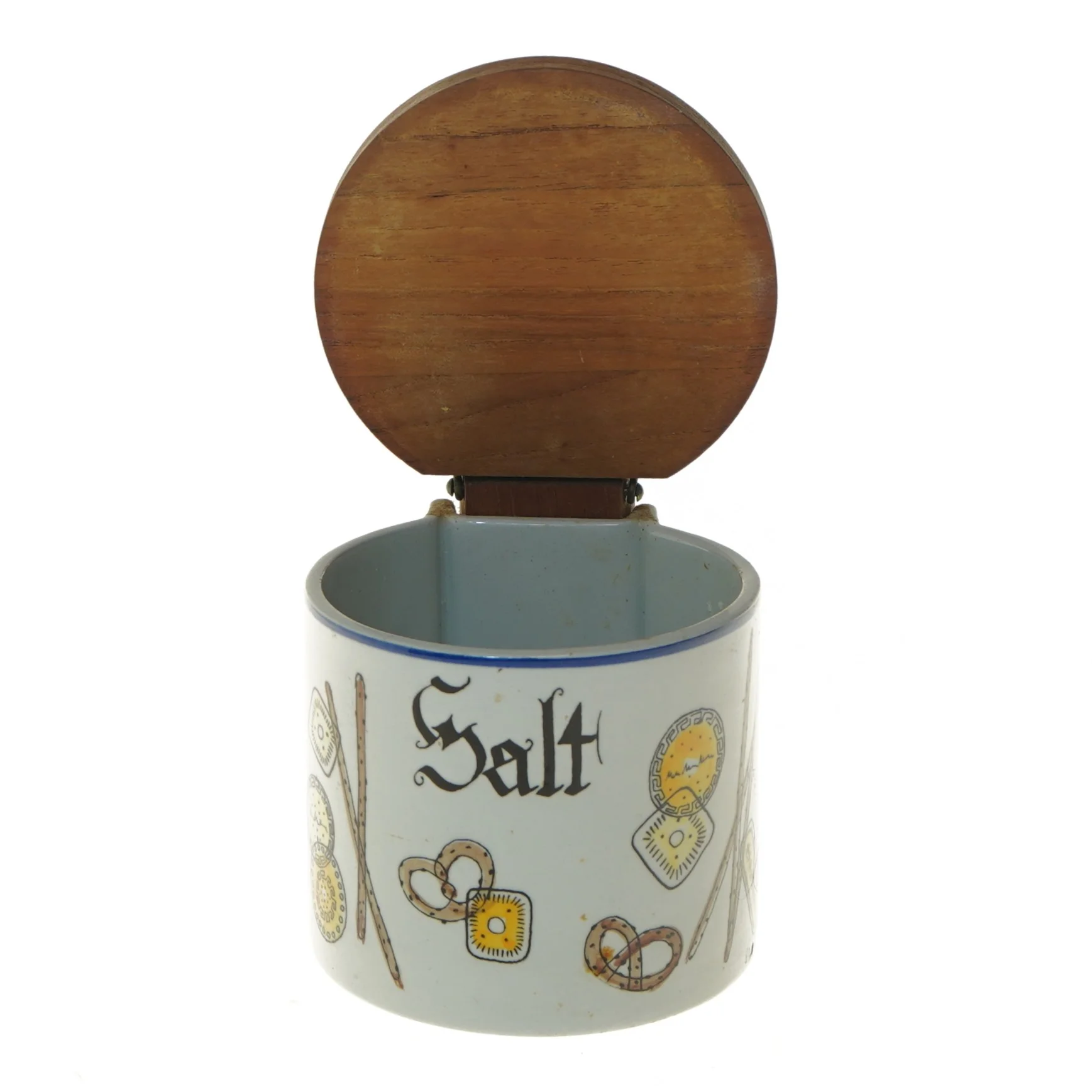 Vintage saltbeholder (str. 10,5x10,5 cm)