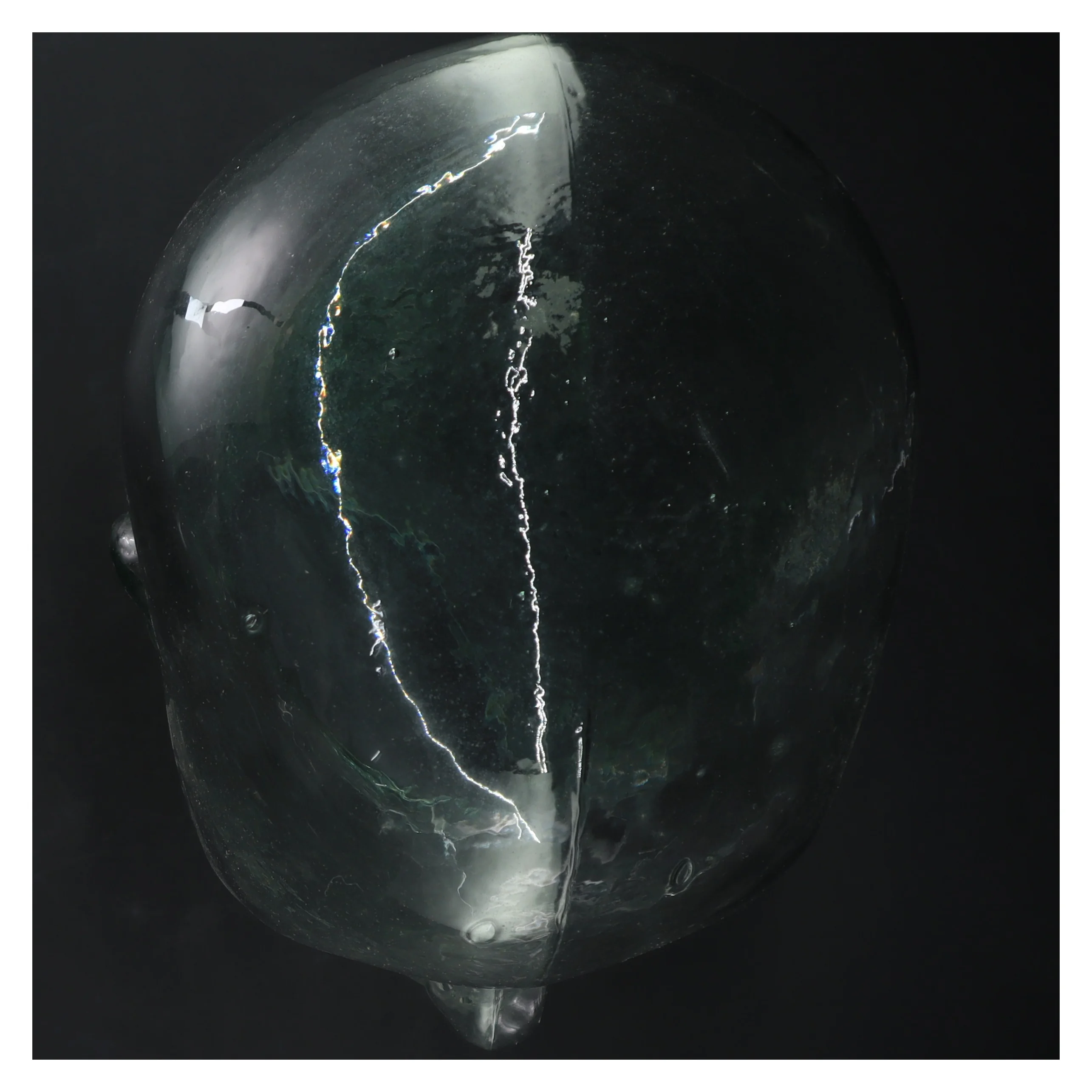 Glasmannequin hoved (str. 30 cm)