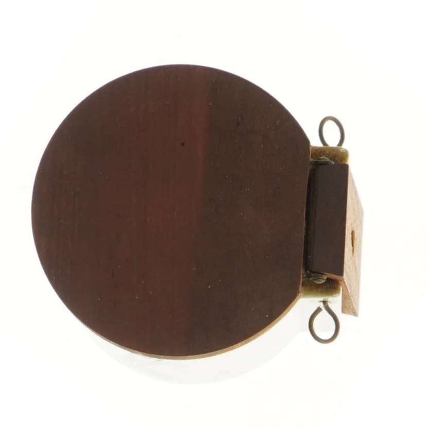 Keramik saltkar med låg fra Knabstrup (str. Ø 11 cm)