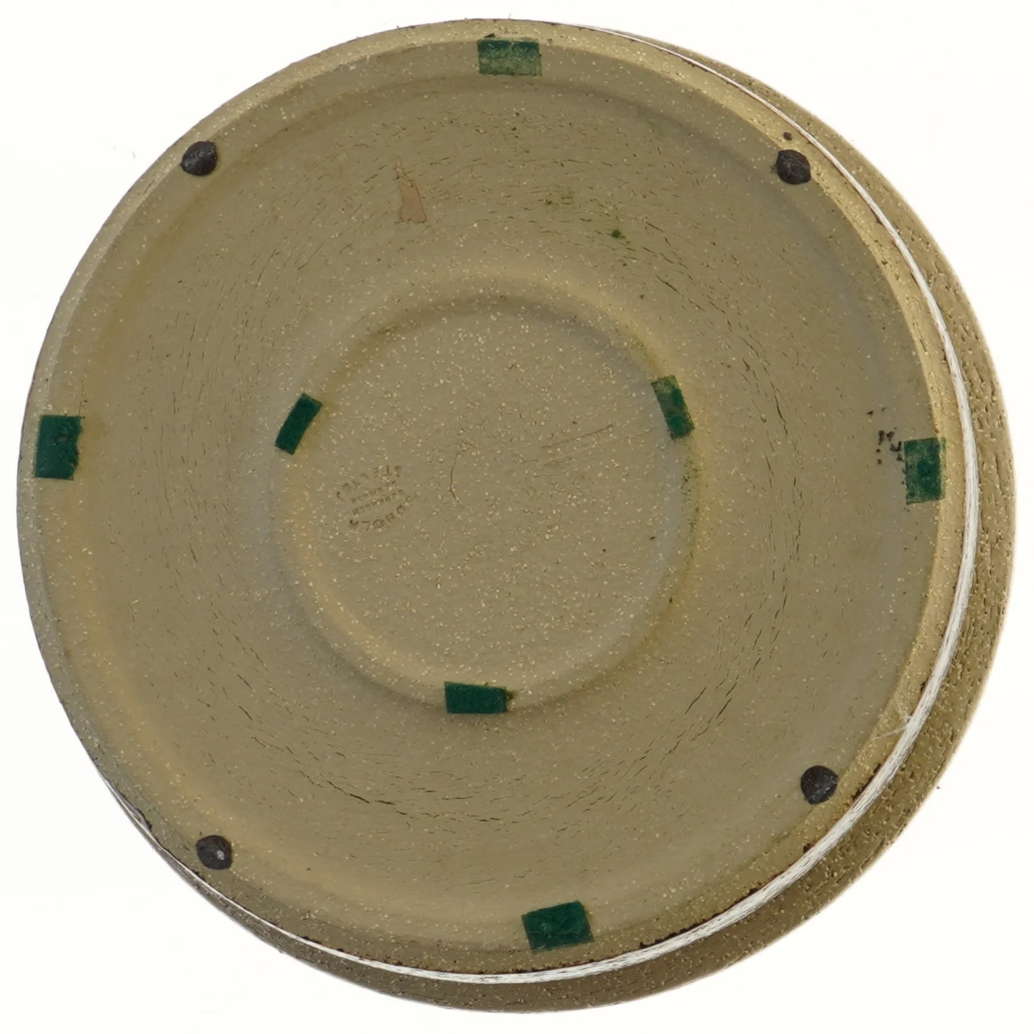 Dekorativ keramisk skål fra Søholm Stentøj (str. Ø 30 cm)