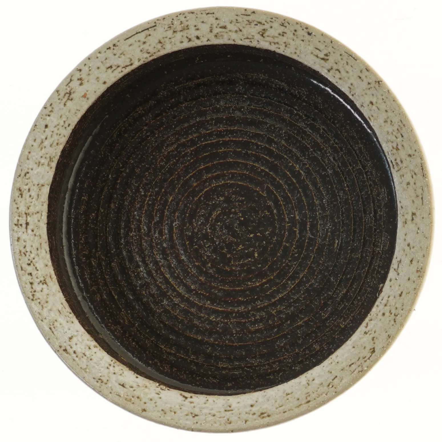 Dekorativ keramisk skål fra Søholm Stentøj (str. Ø 30 cm)