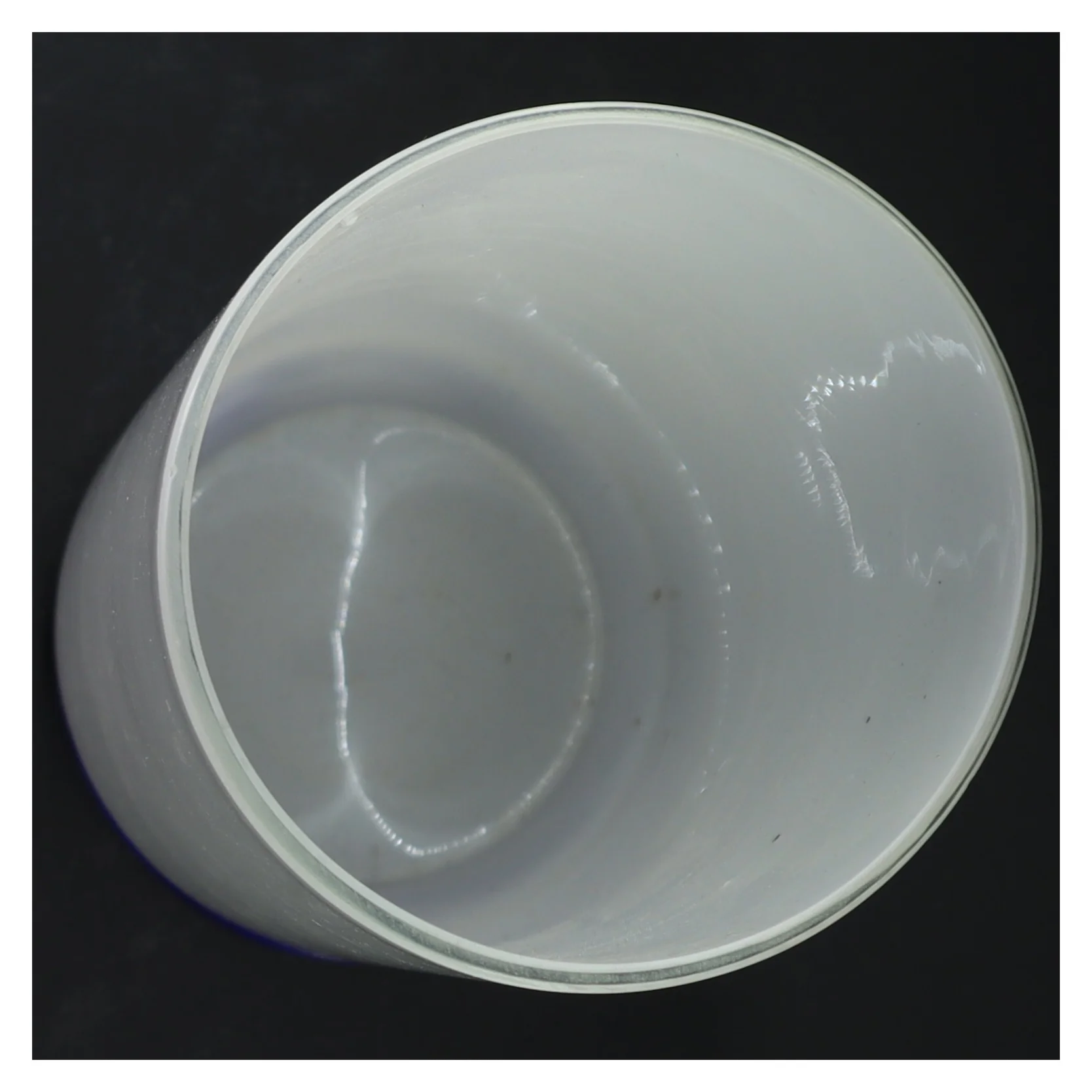 Blå og hvid vase (str. 27 cm)