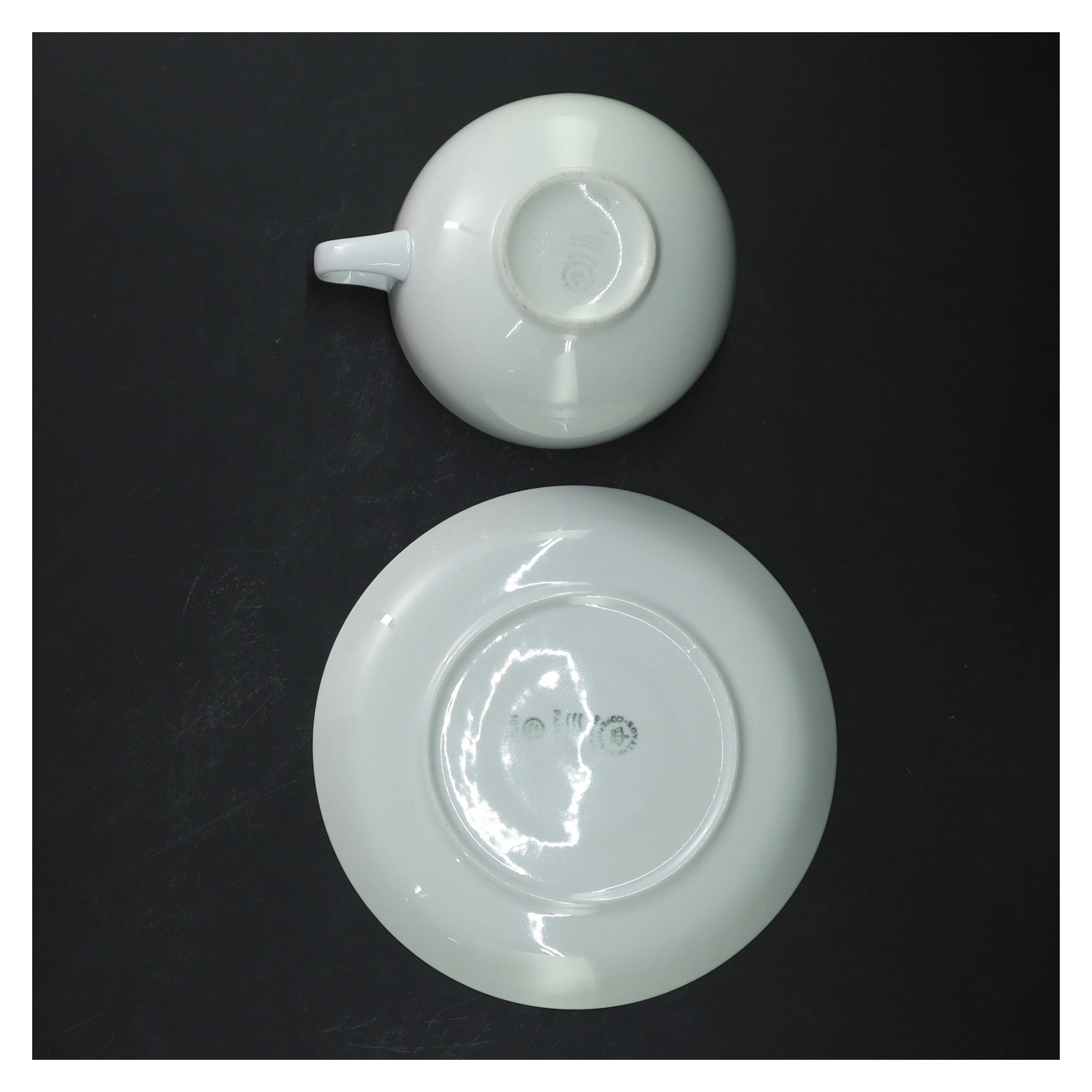 3 par thekopper “ blå kant “ royal copenhagen 