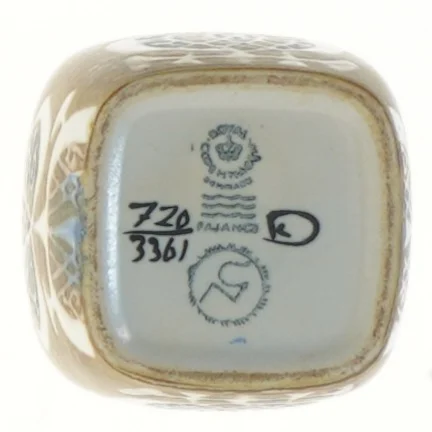 Keramisk vase med abstrakt design, 720 3361 (str. 11 cm) fra Royal Copenhagen