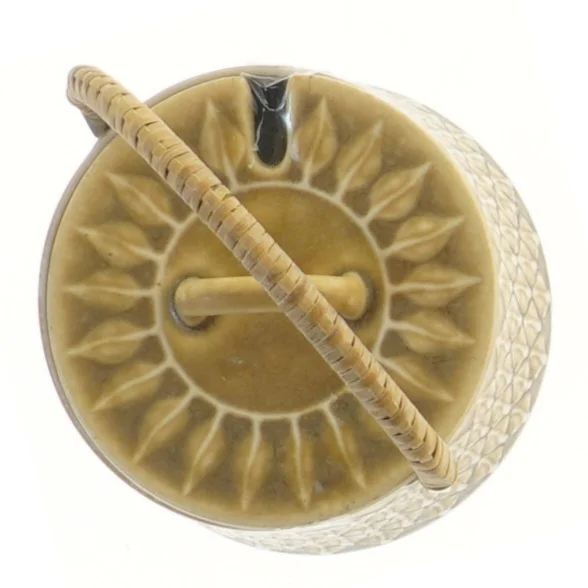 Sukkerskål med låg (str. Ø 10 cm) fra Kronjyden, Danmark