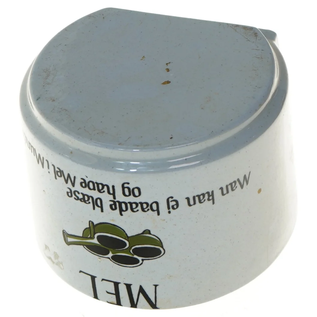 Vægmonteret melbeholder fra Knabstrup (str. Ø 13 cm)