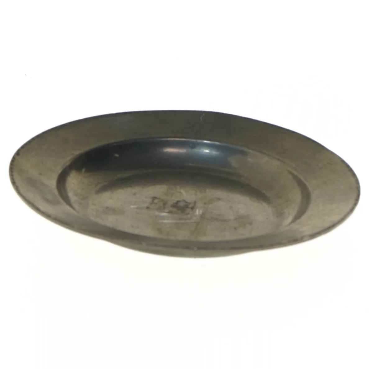 Rustik metal tallerken (str. Ø 17 cm)